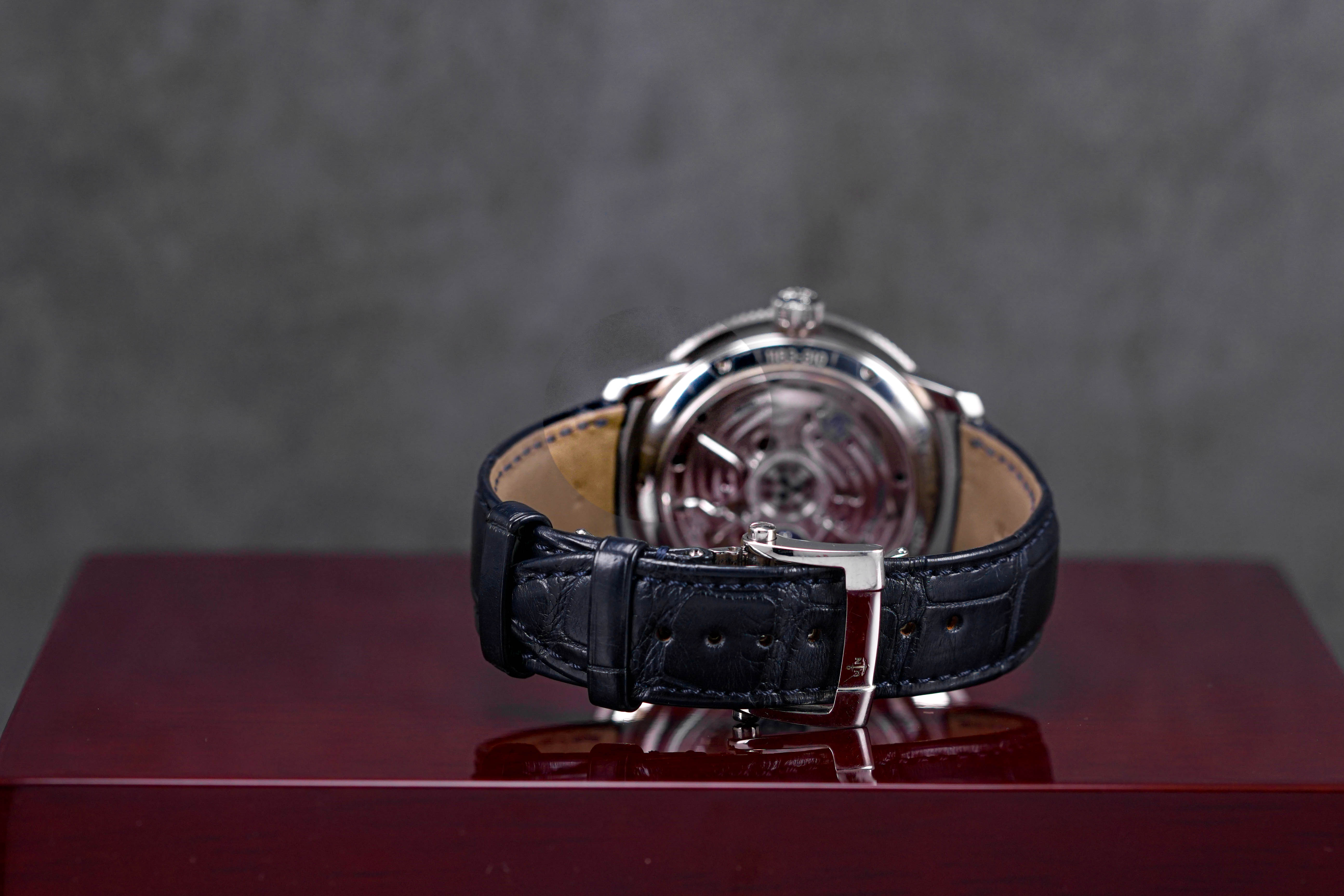 MARINE TORPILLEUR 42MM BLUE DIAL LEATHER STRAP (2018)