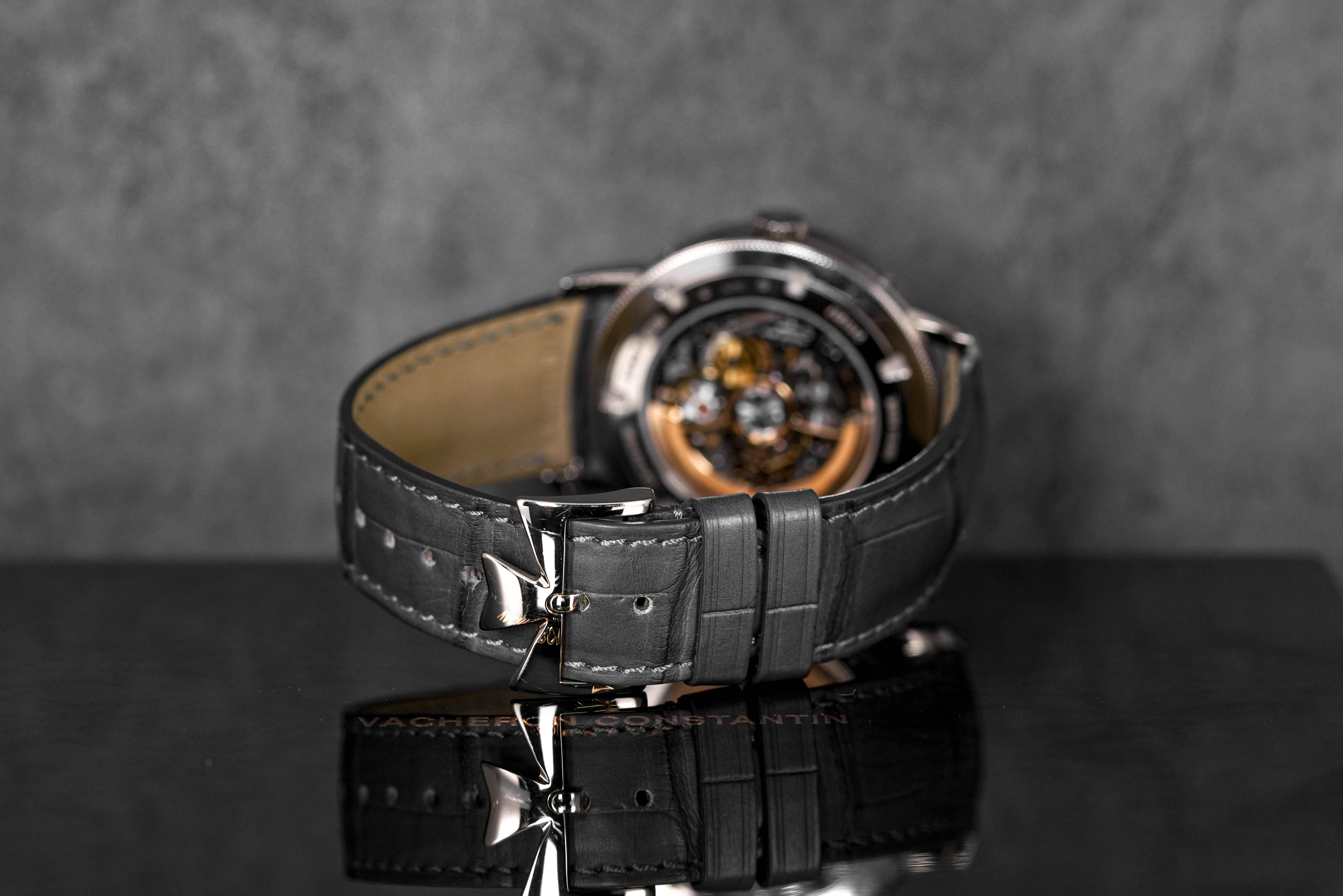 TRADITIONNELLE COMPLETE CALENDAR OPENFACE WHITEGOLD ANTHRACITE DIAL (2023)