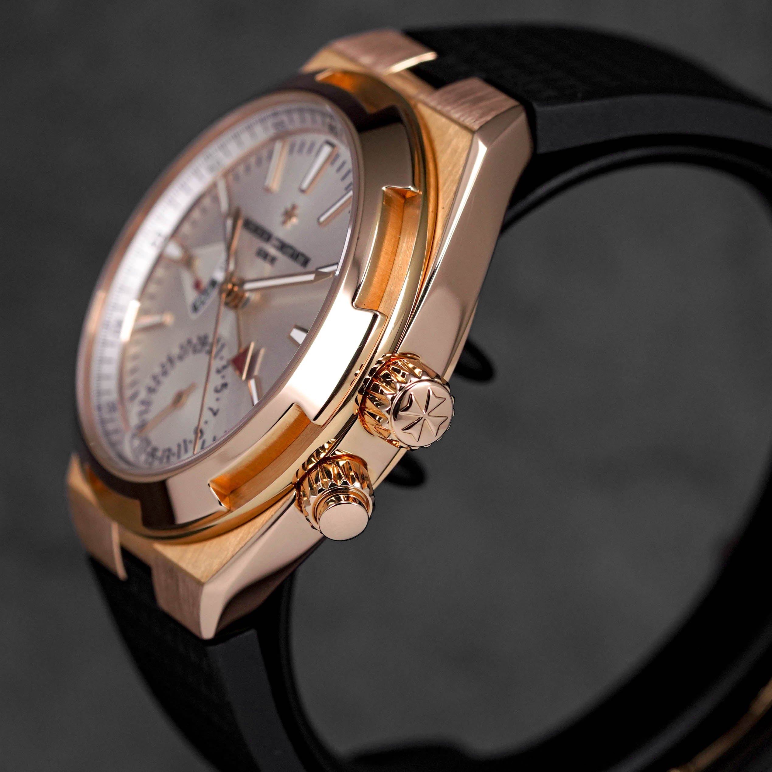 OVERSEAS DUALTIME ROSEGOLD SILVER DIAL (2018)