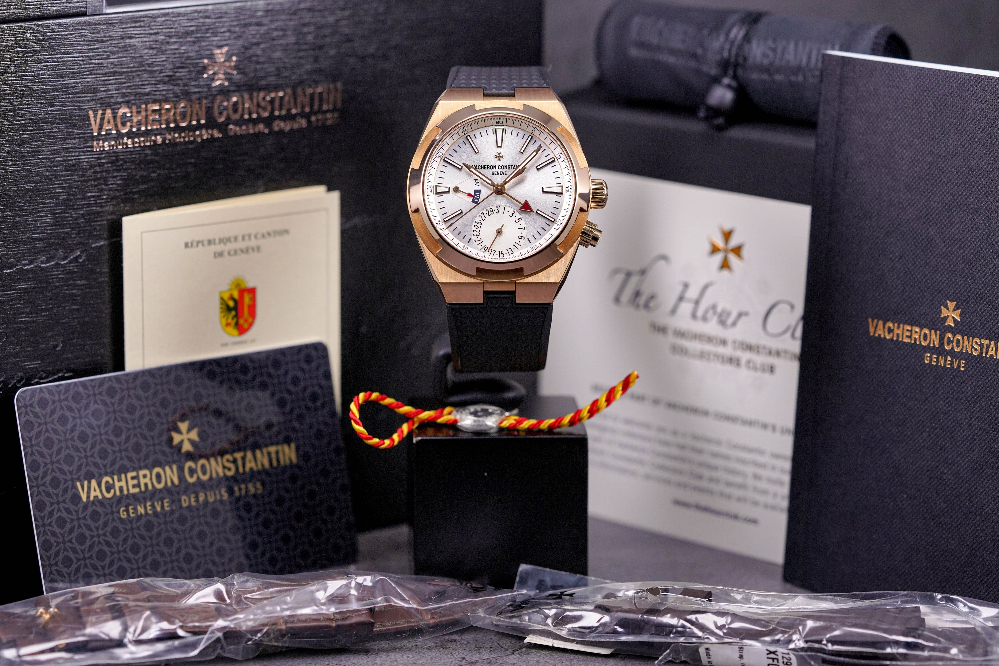 OVERSEAS DUALTIME ROSEGOLD SILVER DIAL (2018)