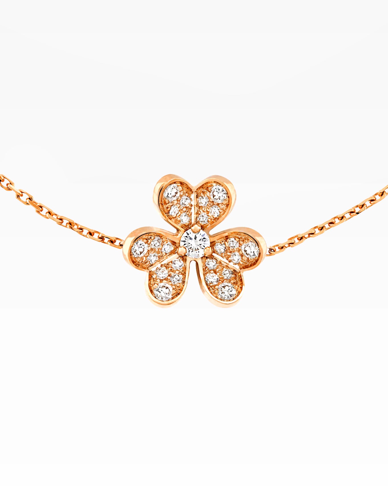 MINI FRIVOLE PAVE 18K ROSE GOLD DIAMOND BRACELET
