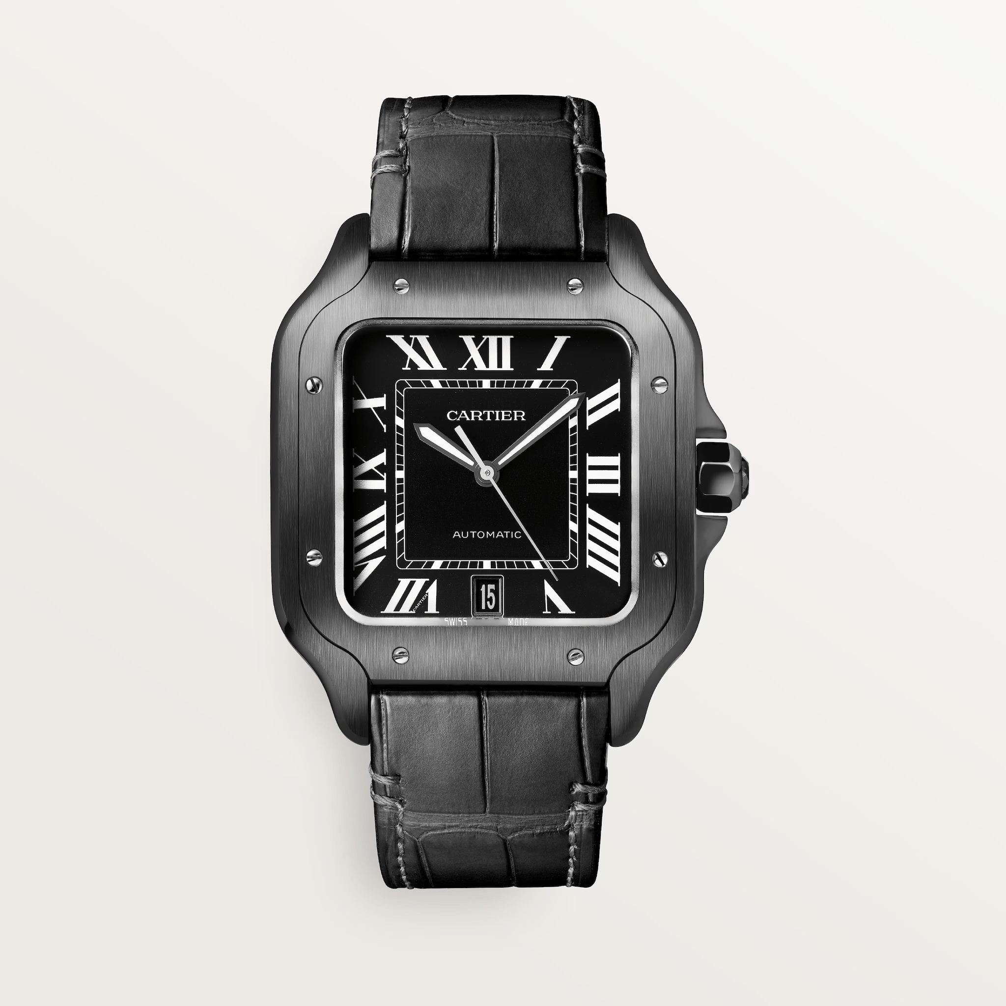 SANTOS L STEEL ADLC BLACK DIAL (2026)