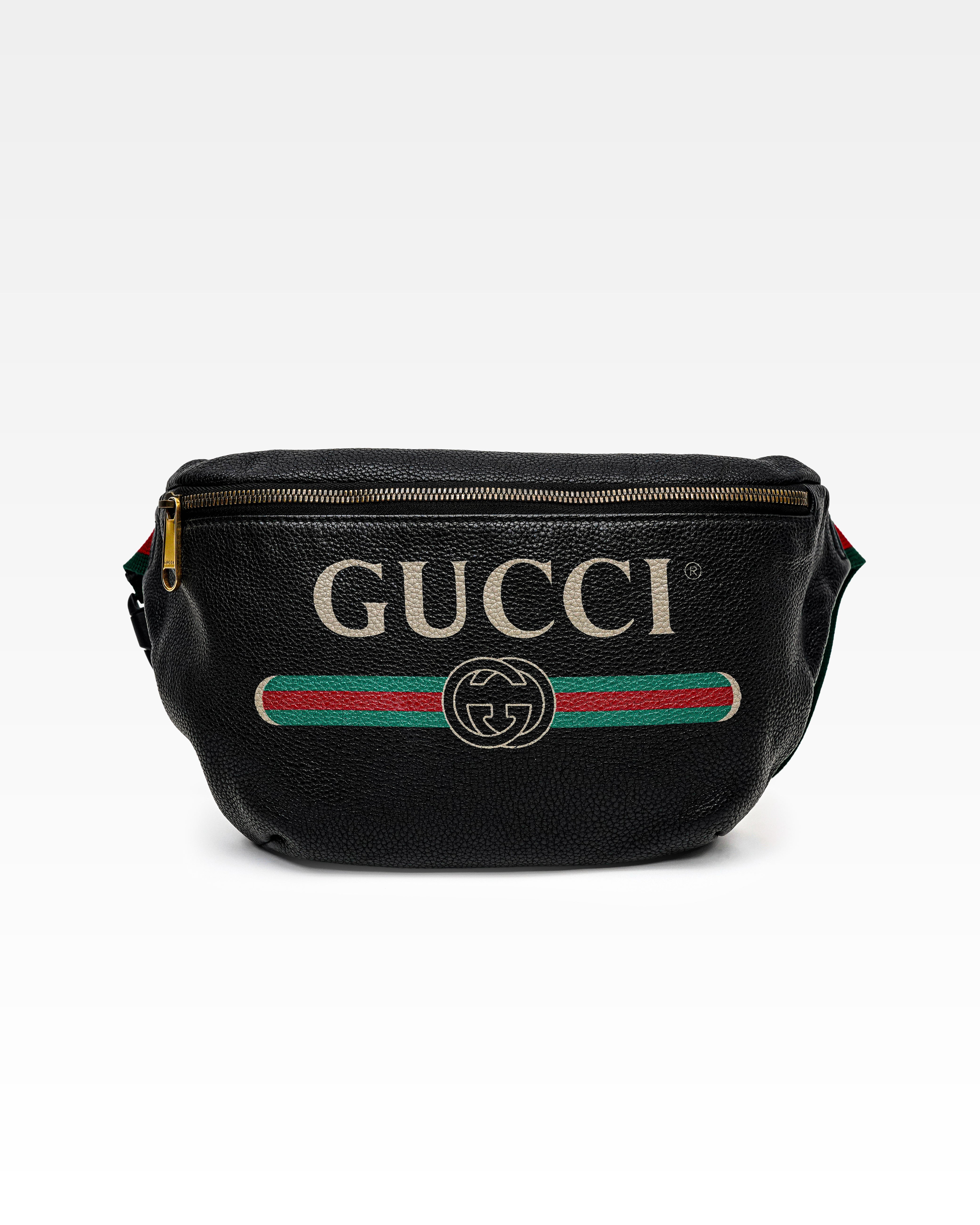 LOGO PRINT BELT BAG