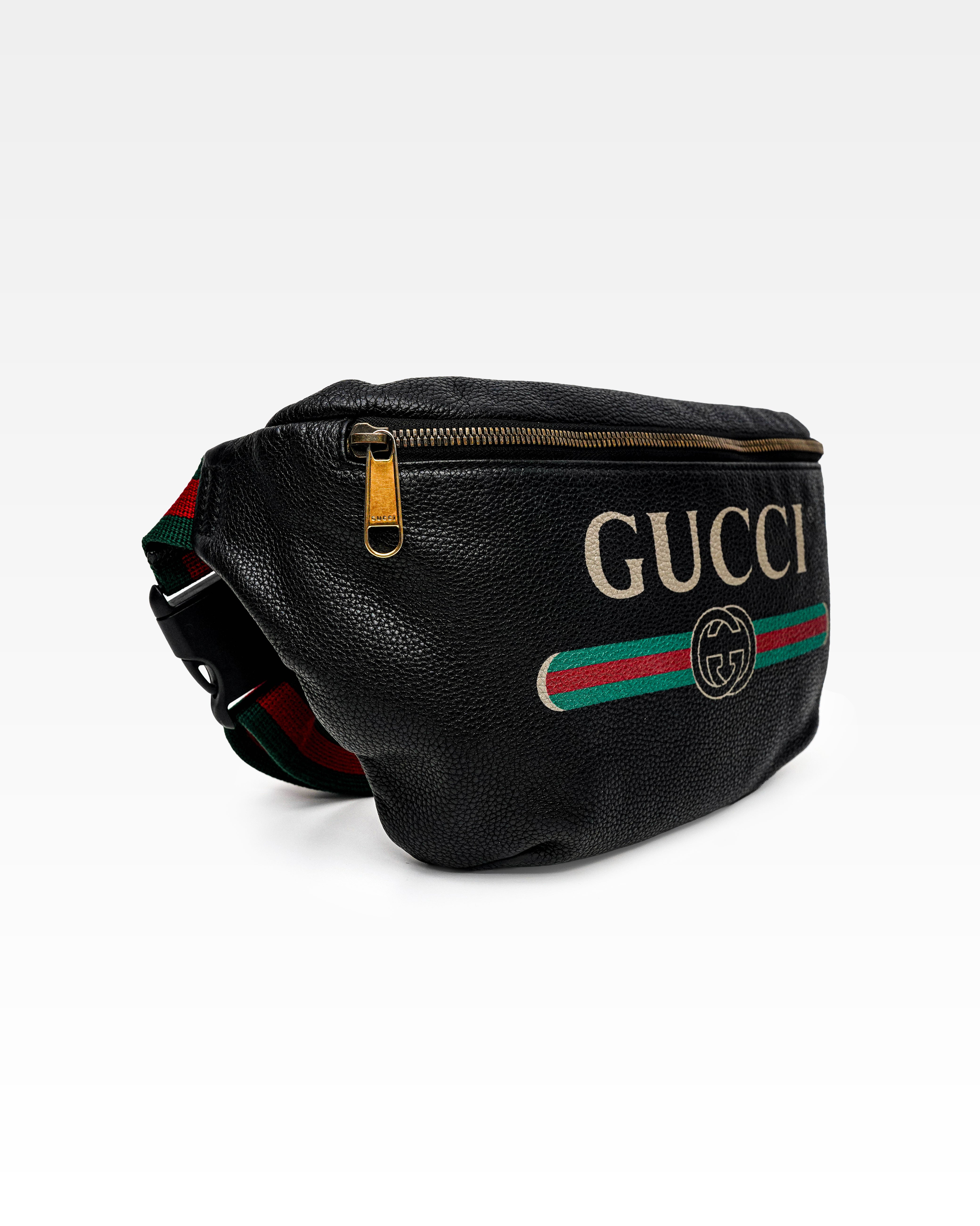LOGO PRINT BELT BAG