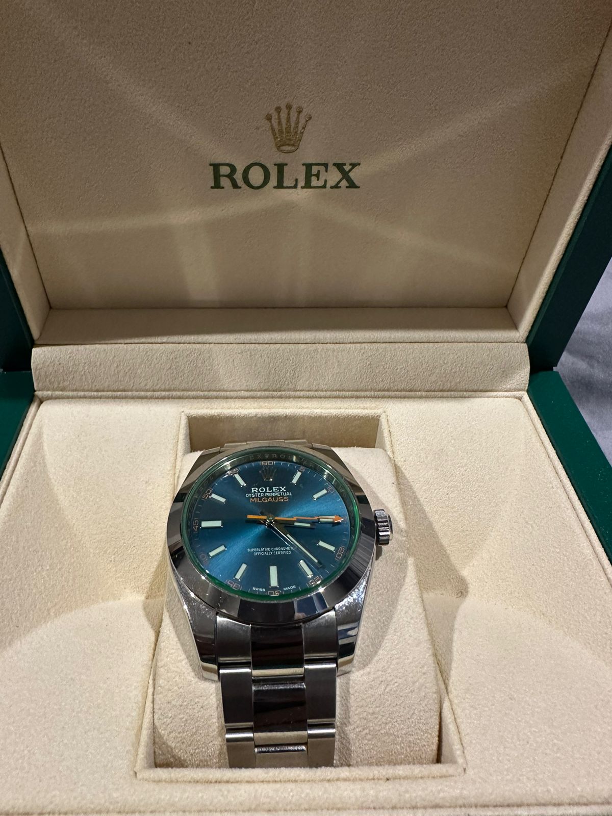 MILGAUSS BLUE DIAL 116400GV (2021)