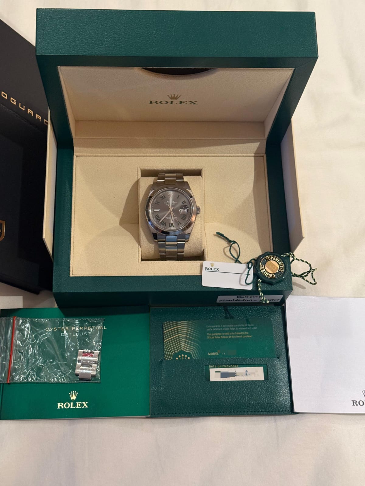 DATEJUST 41MM WIMBLEDON DIAL (2021)