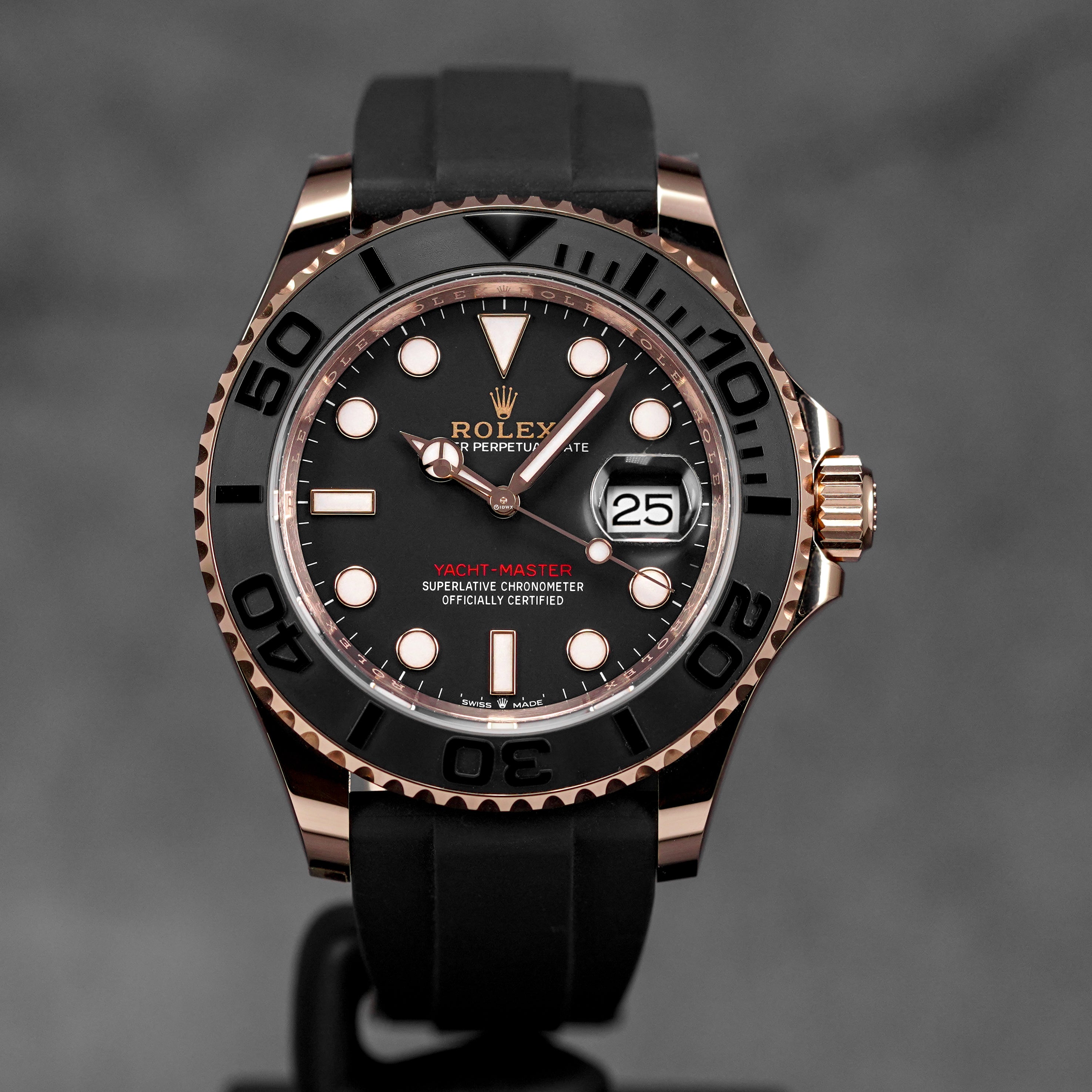 YACHT-MASTER 40MM OYSTERFLEX ROSEGOLD (2025)