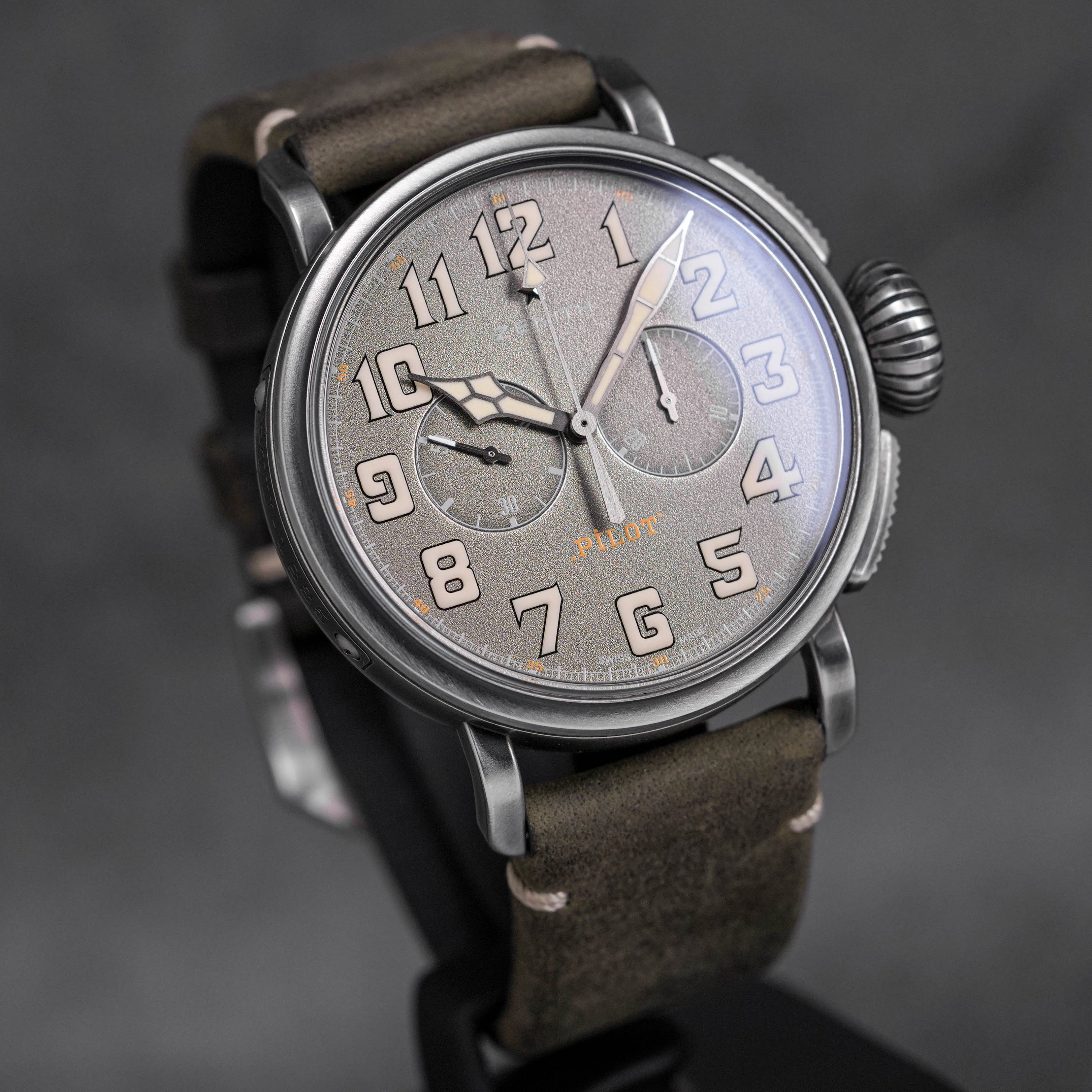 PILOT TYPE 20 CHRONOGRAPH STEEL GREY DIAL (2021)