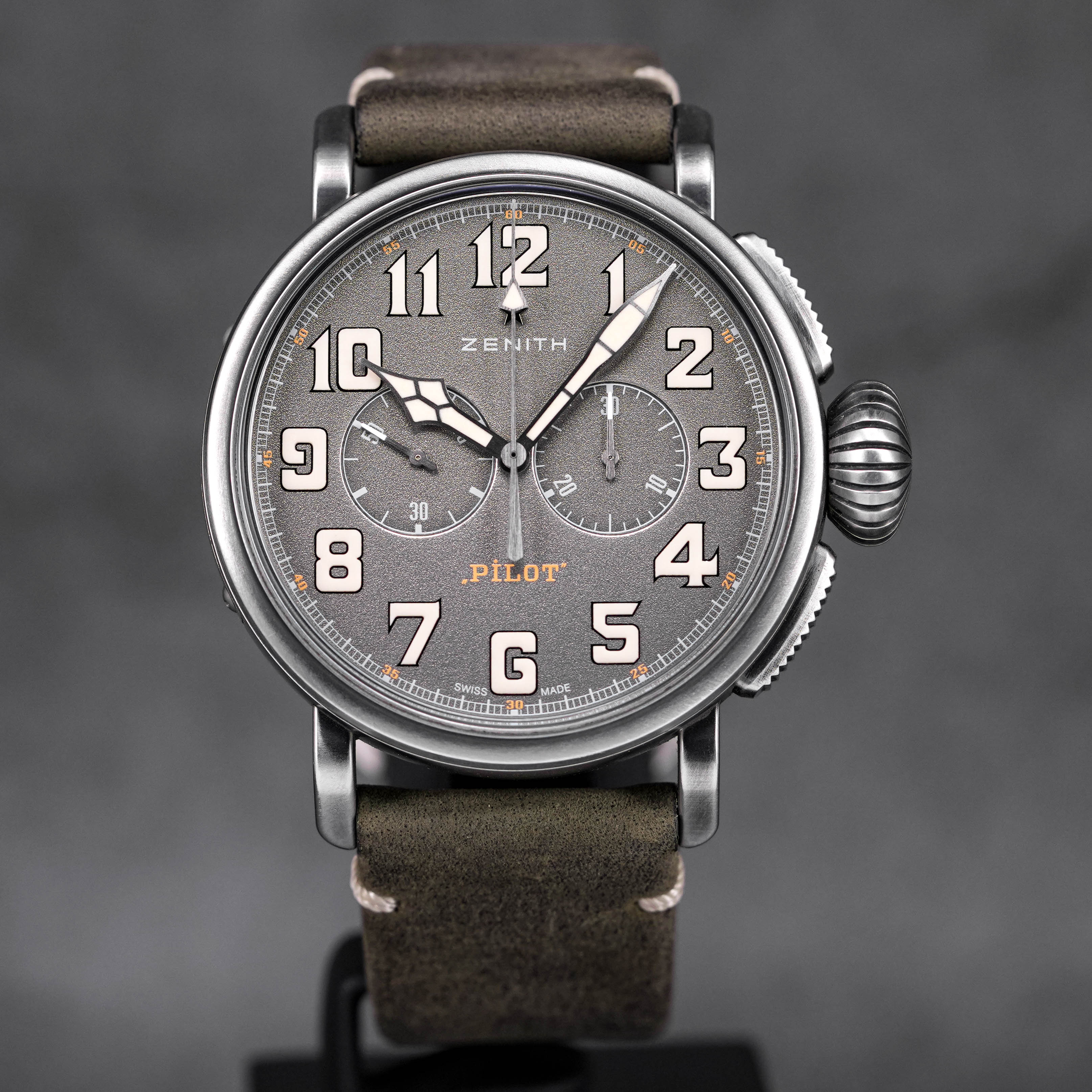 PILOT TYPE 20 CHRONOGRAPH STEEL GREY DIAL (2021)