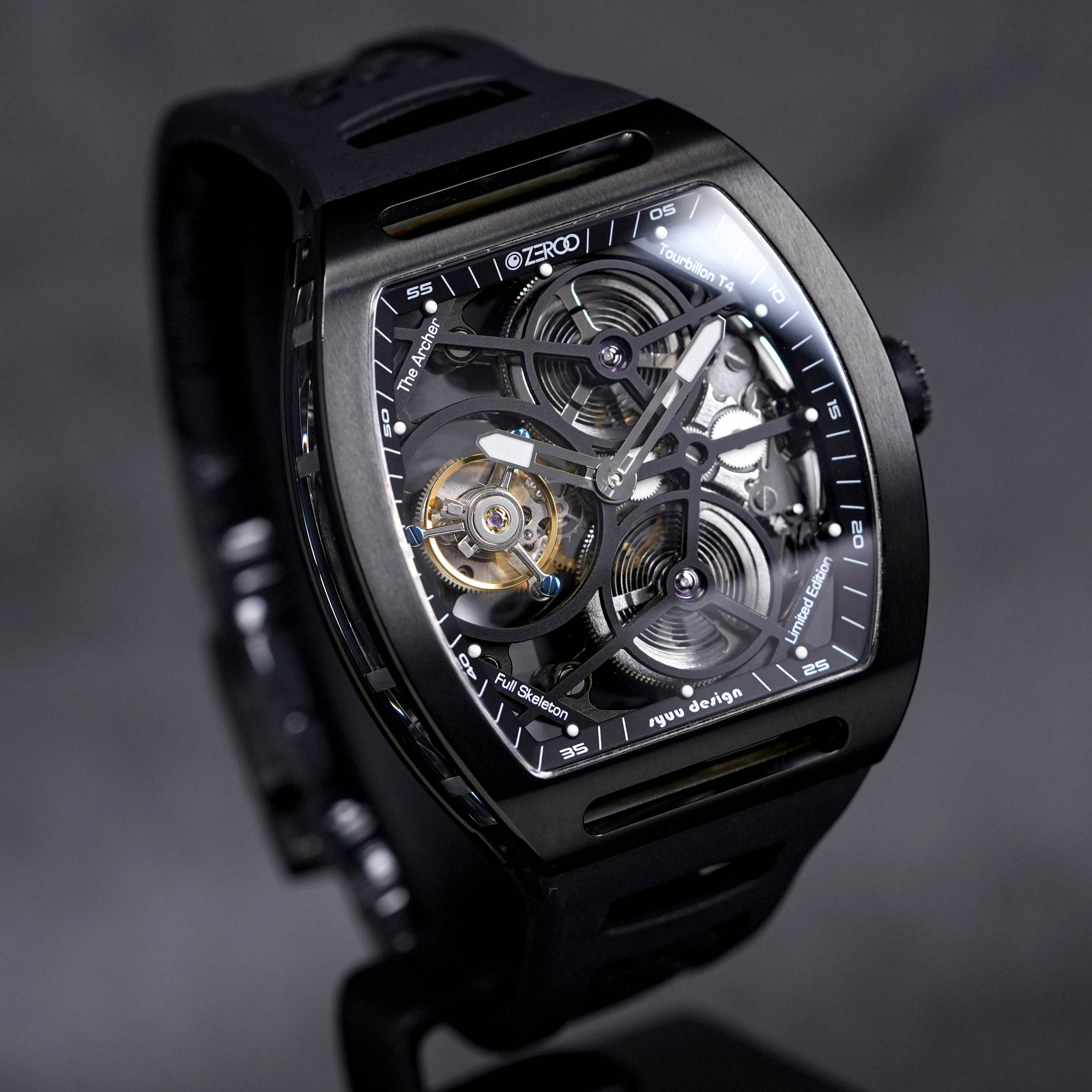 T4 THE ARCHER FULL SKELETON TOURBILLON LIMITED EDITION BLACK (2023)
