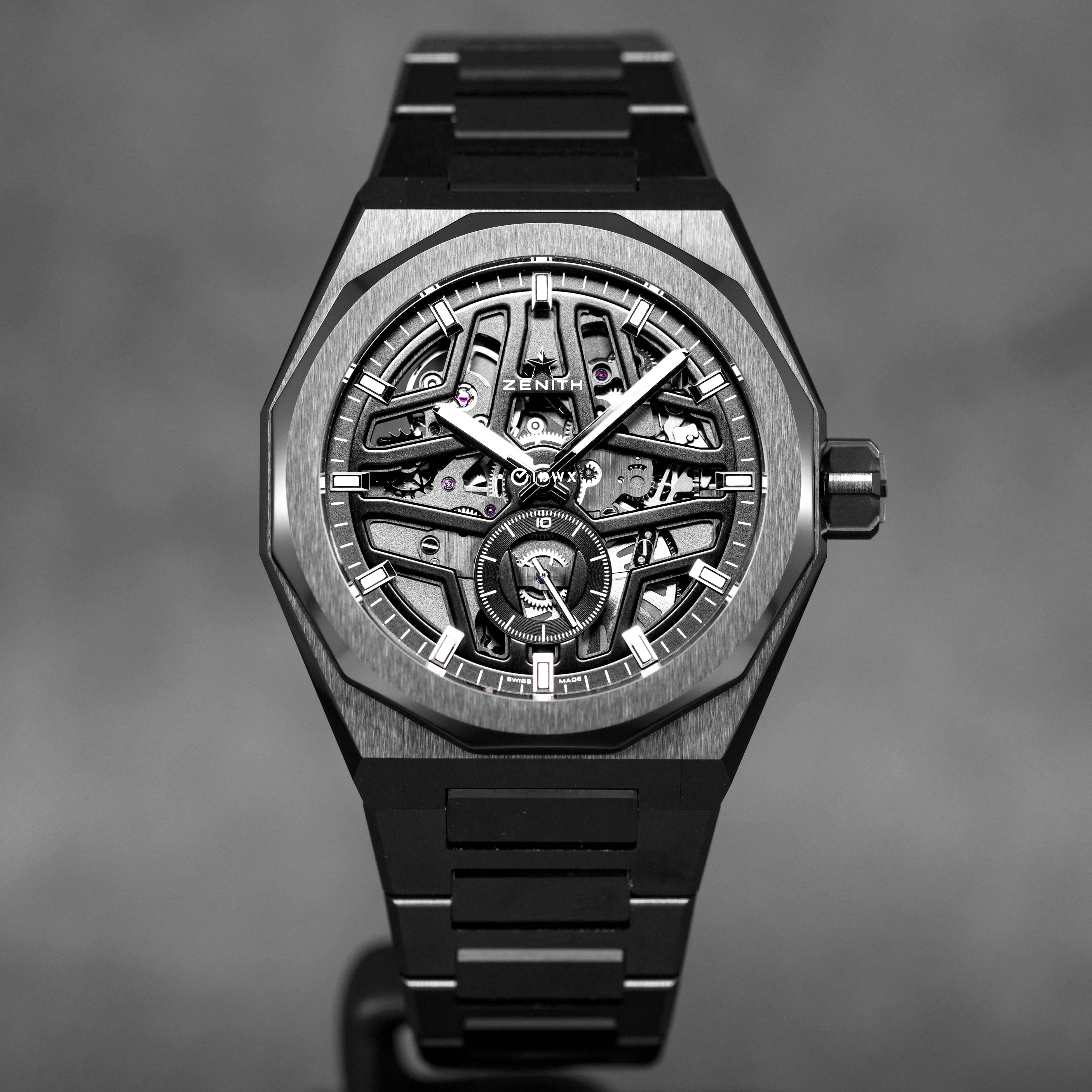 DEFY SKYLINE 41MM SKELETON BLACK CERAMIC 1/10 SECONDS (2023)