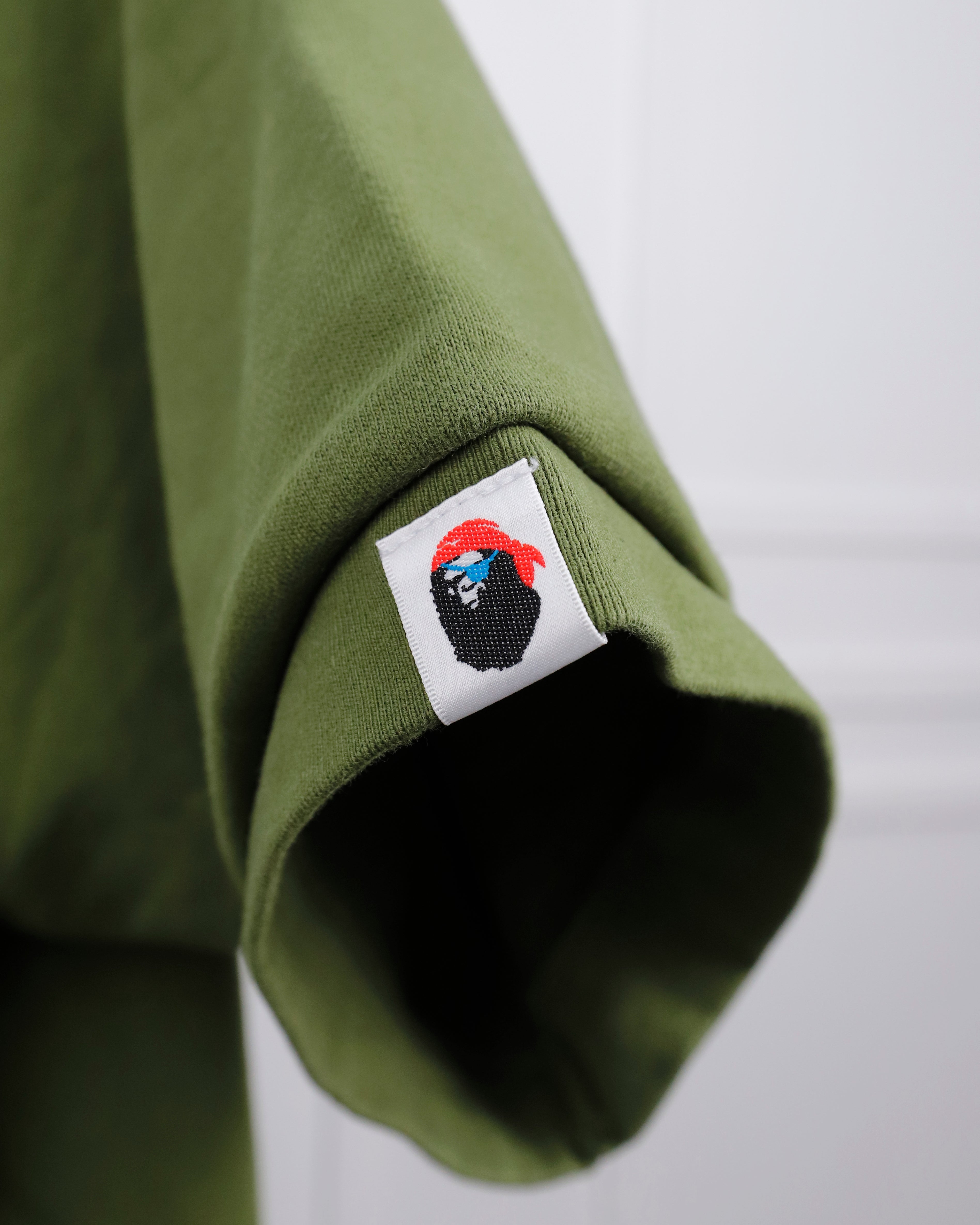 CAPTAIN APE PIRATE SWEATSHIRT OLIVE GREEN SIZE 2XL