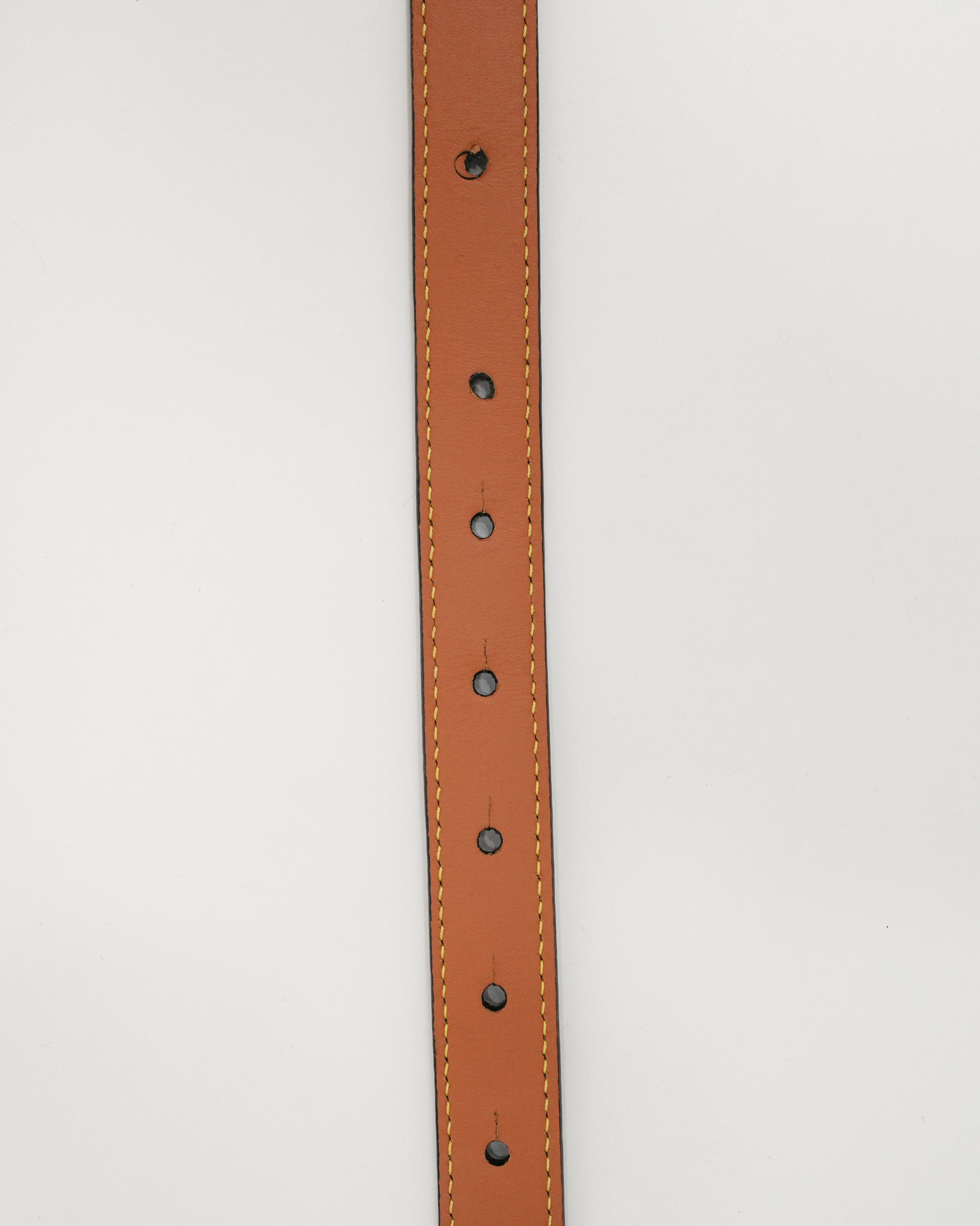 ANAGRAM IN PEBBLE GRAIN CALFSKIN BELT 20MM SAND/GOLD