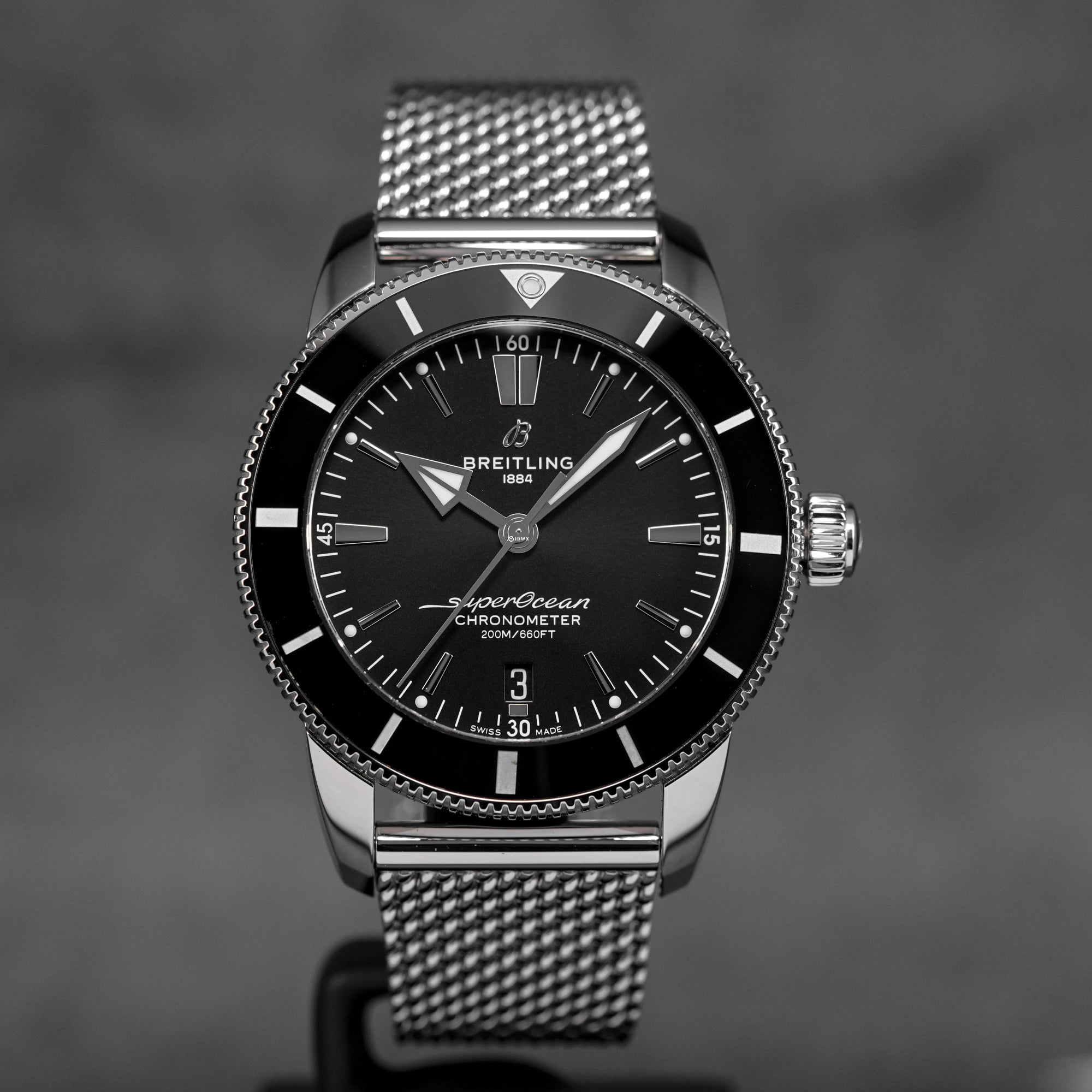 SUPEROCEAN HERITAGE B20 44MM BLACK DIAL (2025)