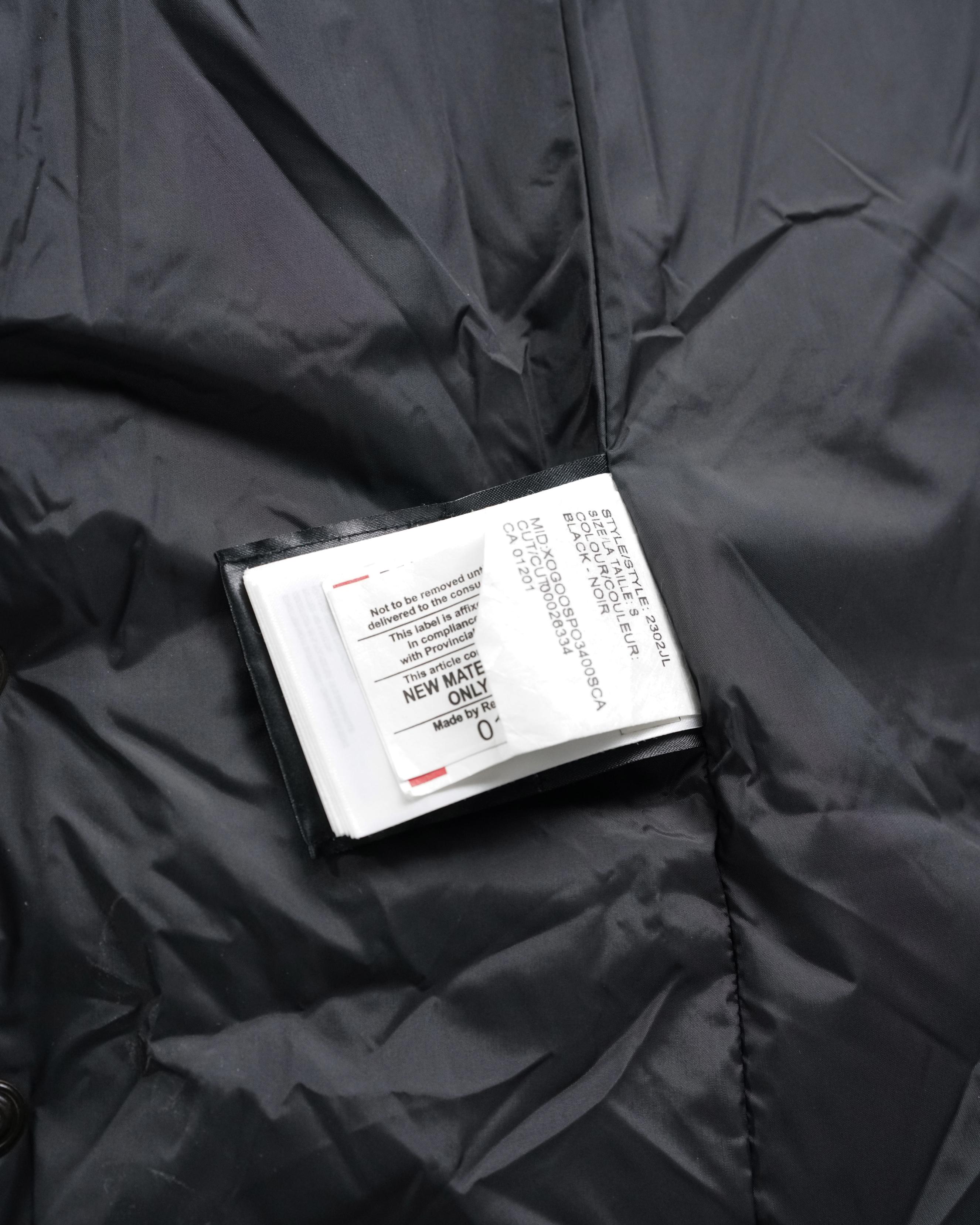 MACKENZIE DOWN JACKET BLACK SIZE S/P