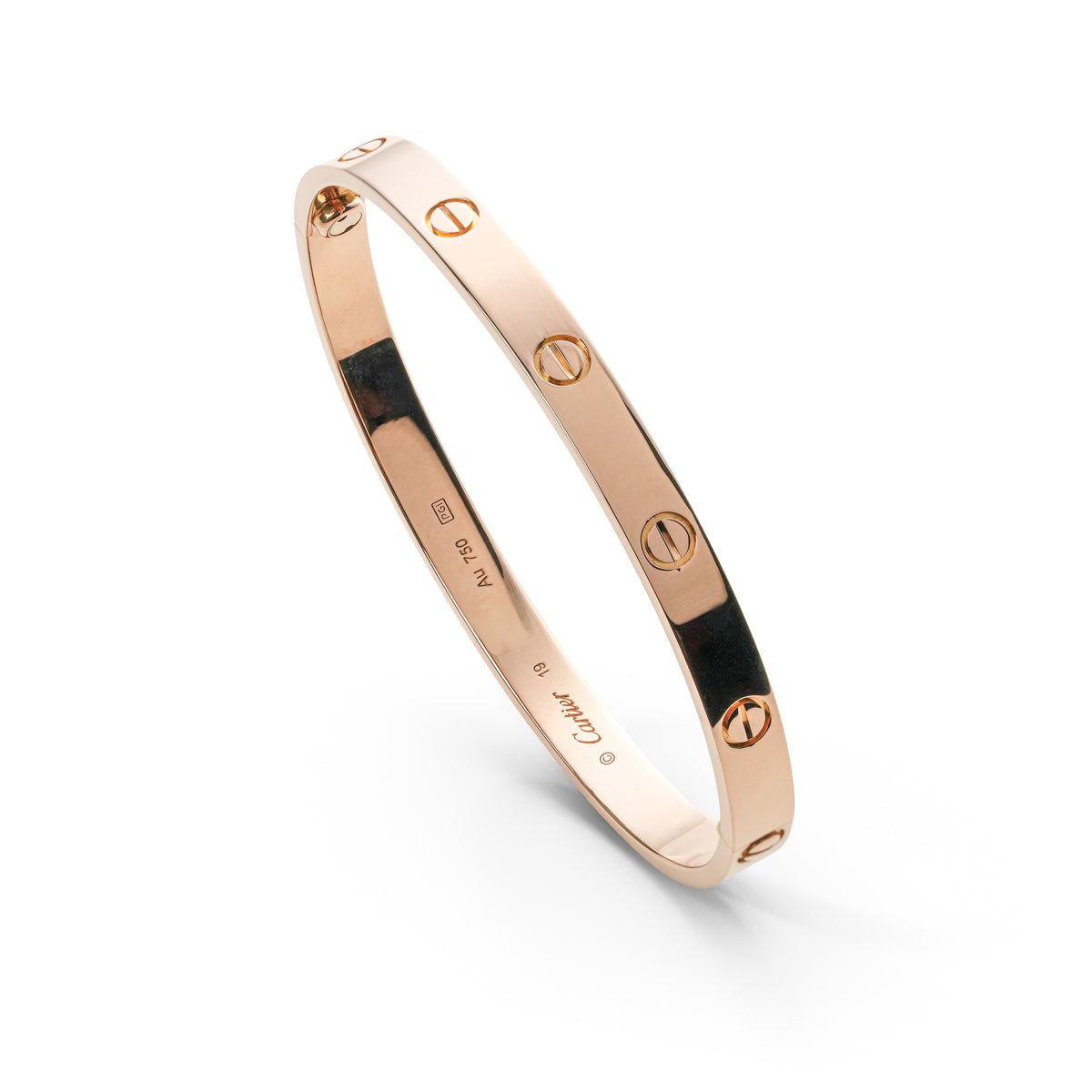 LOVE BRACELET 18K ROSEGOLD SIZE 19
