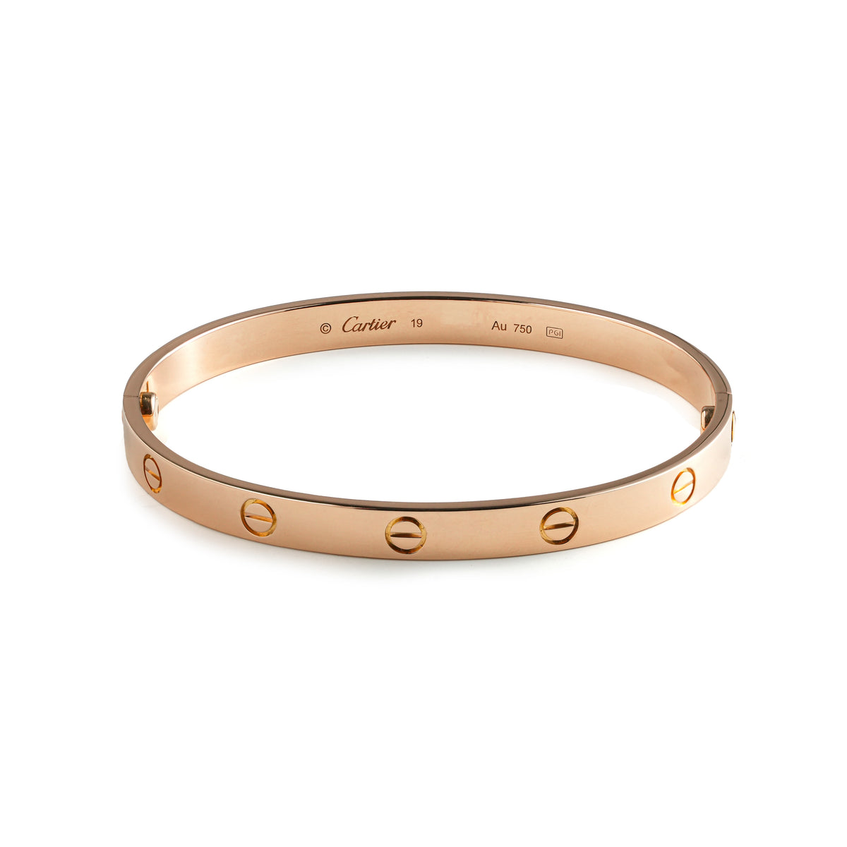 LOVE BRACELET 18K ROSEGOLD SIZE 19