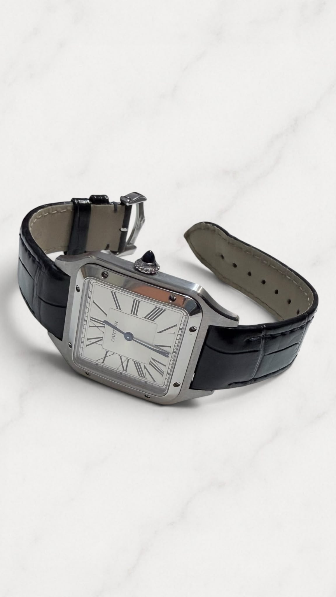 SANTOS DUMONT L SILVER DIAL (2024)
