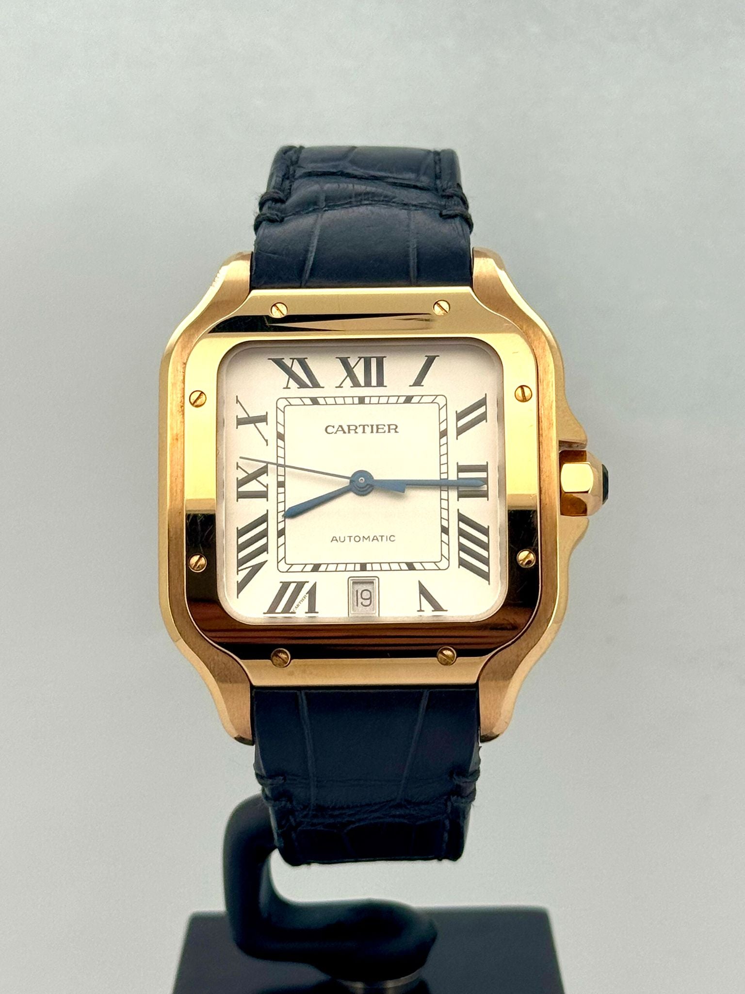 SANTOS L YELLOWGOLD SILVER DIAL (2022)