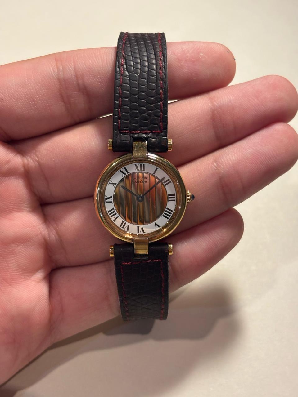 VENDOME YELLOWGOLD-PLATED TRINITY DIAL (WATCH & BOX)
