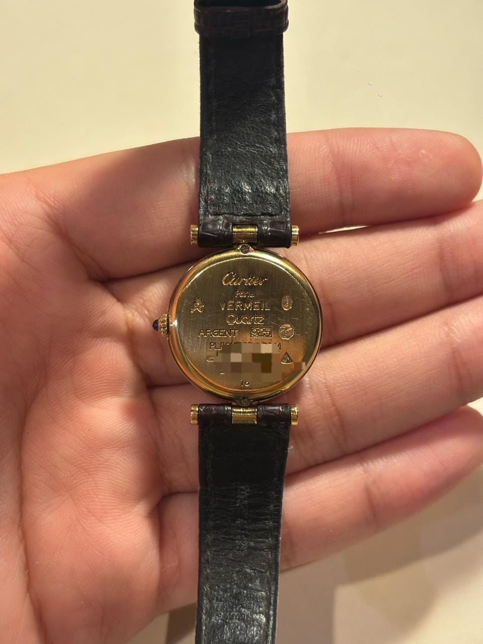 VENDOME YELLOWGOLD-PLATED TRINITY DIAL (WATCH & BOX)