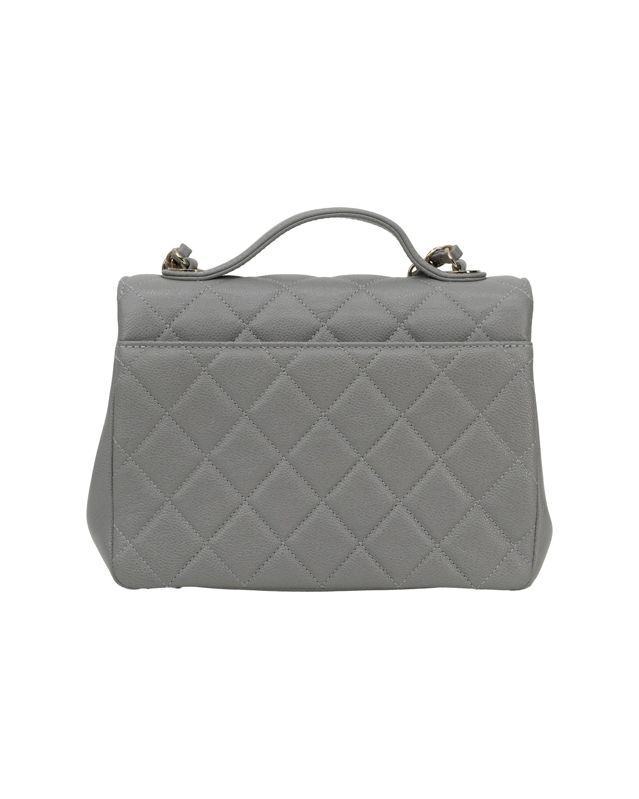 BUSINESS AFFINITY CAVIAR GOLD HARDWARE GRAY