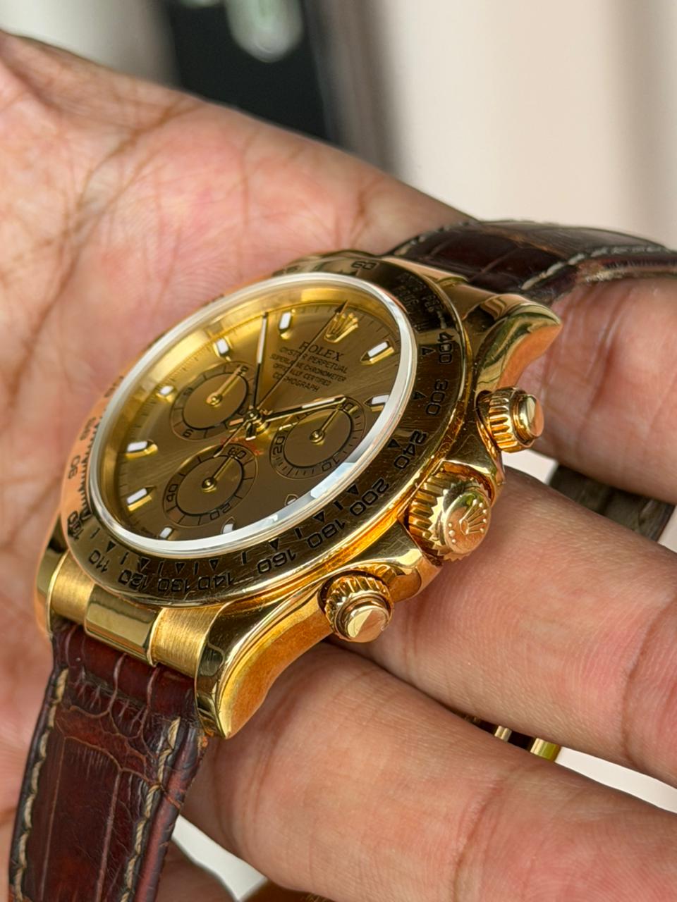 DAYTONA YELLOWGOLD CHAMPAGNE DIAL 'Y SERIES' (WATCH ONLY)