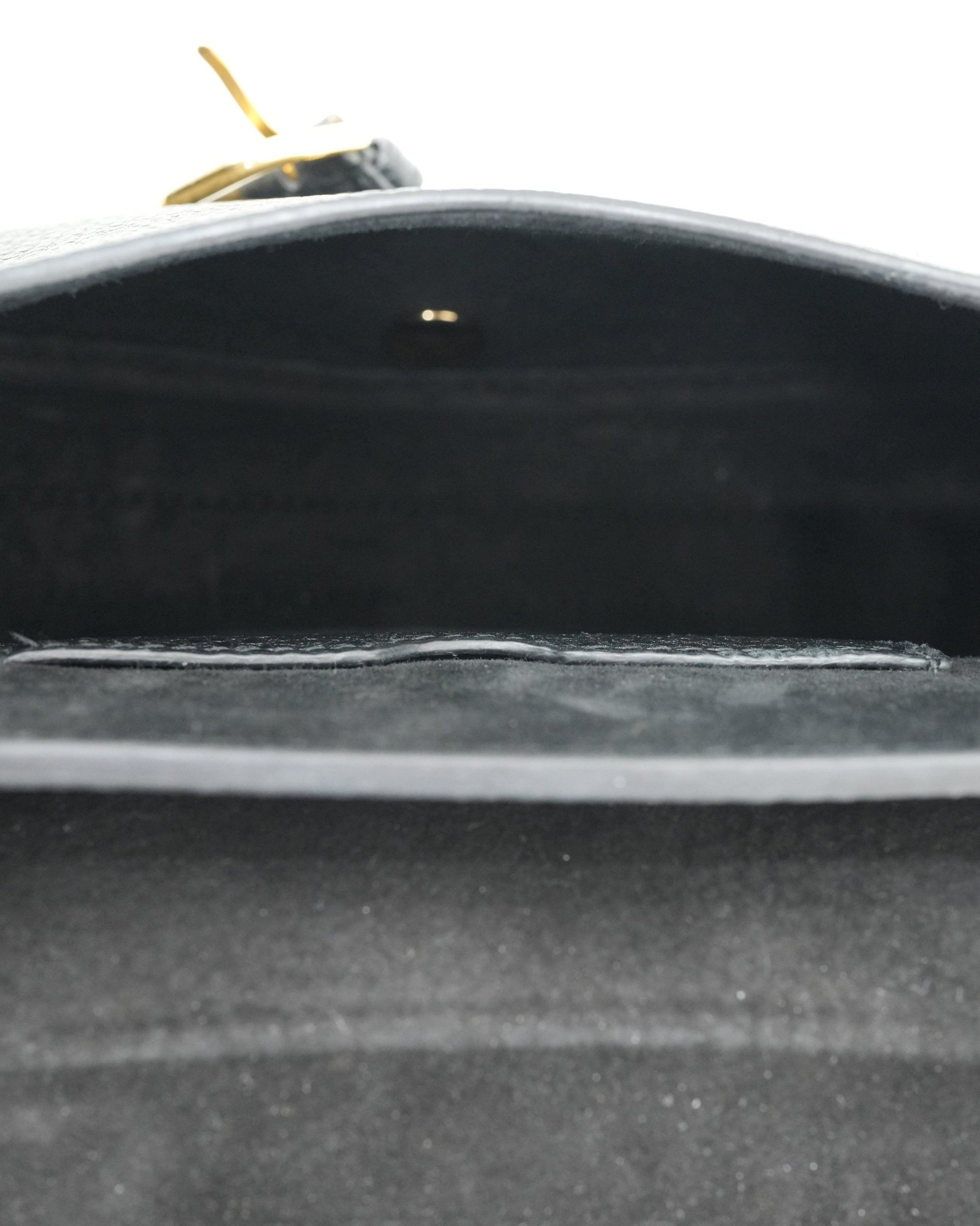 BOBBY LEATHER SHOULDER BAG BLACK