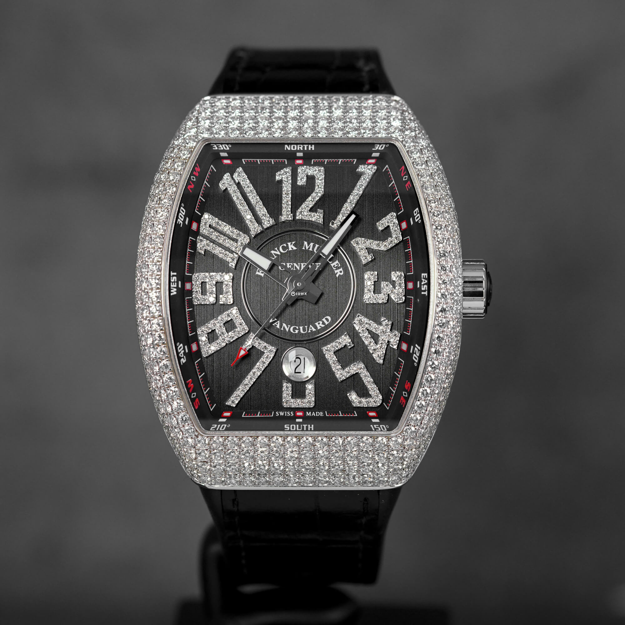 VANGUARD V45 BLACK DIAL DIAMOND SET (2017)