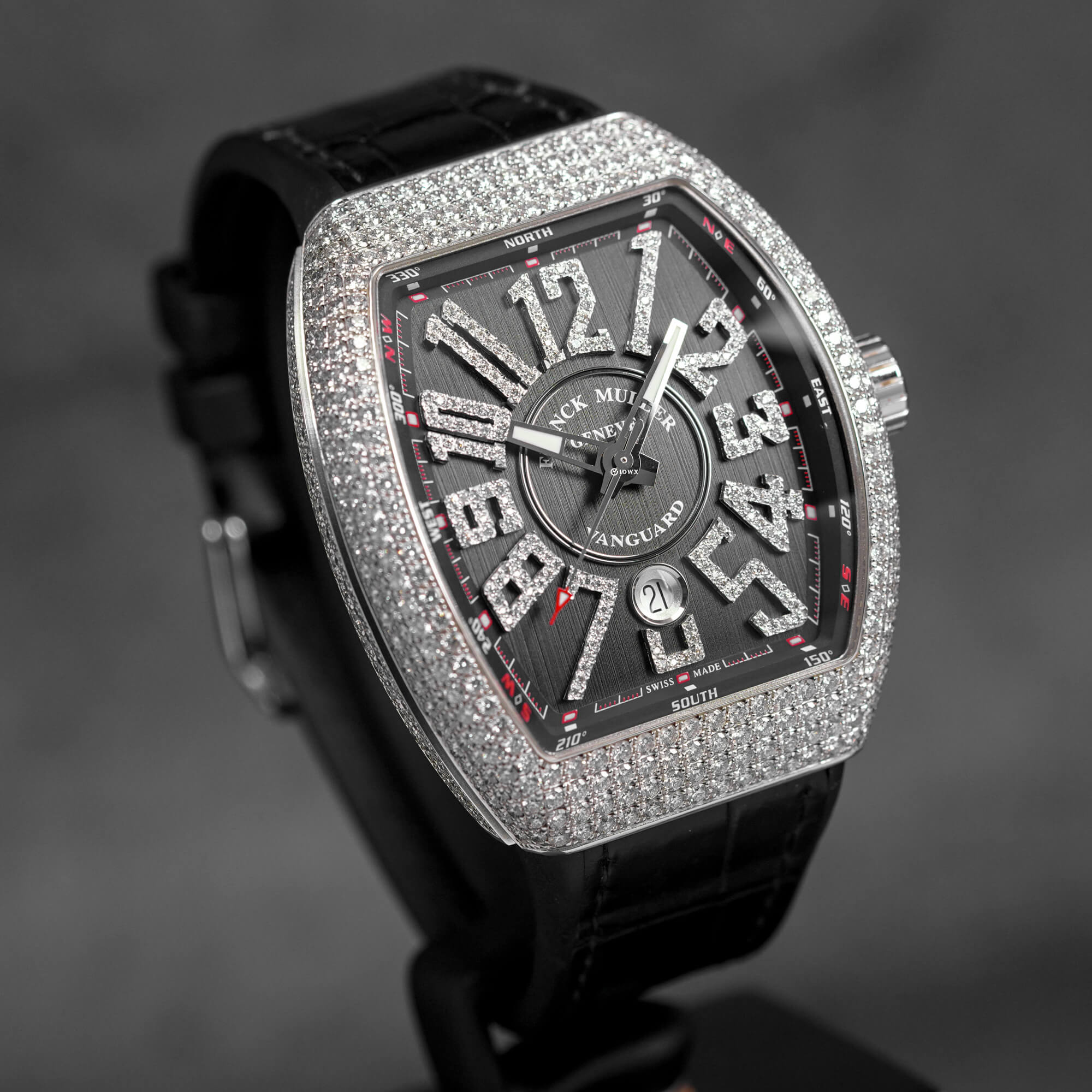 VANGUARD V45 BLACK DIAL DIAMOND SET (2017)