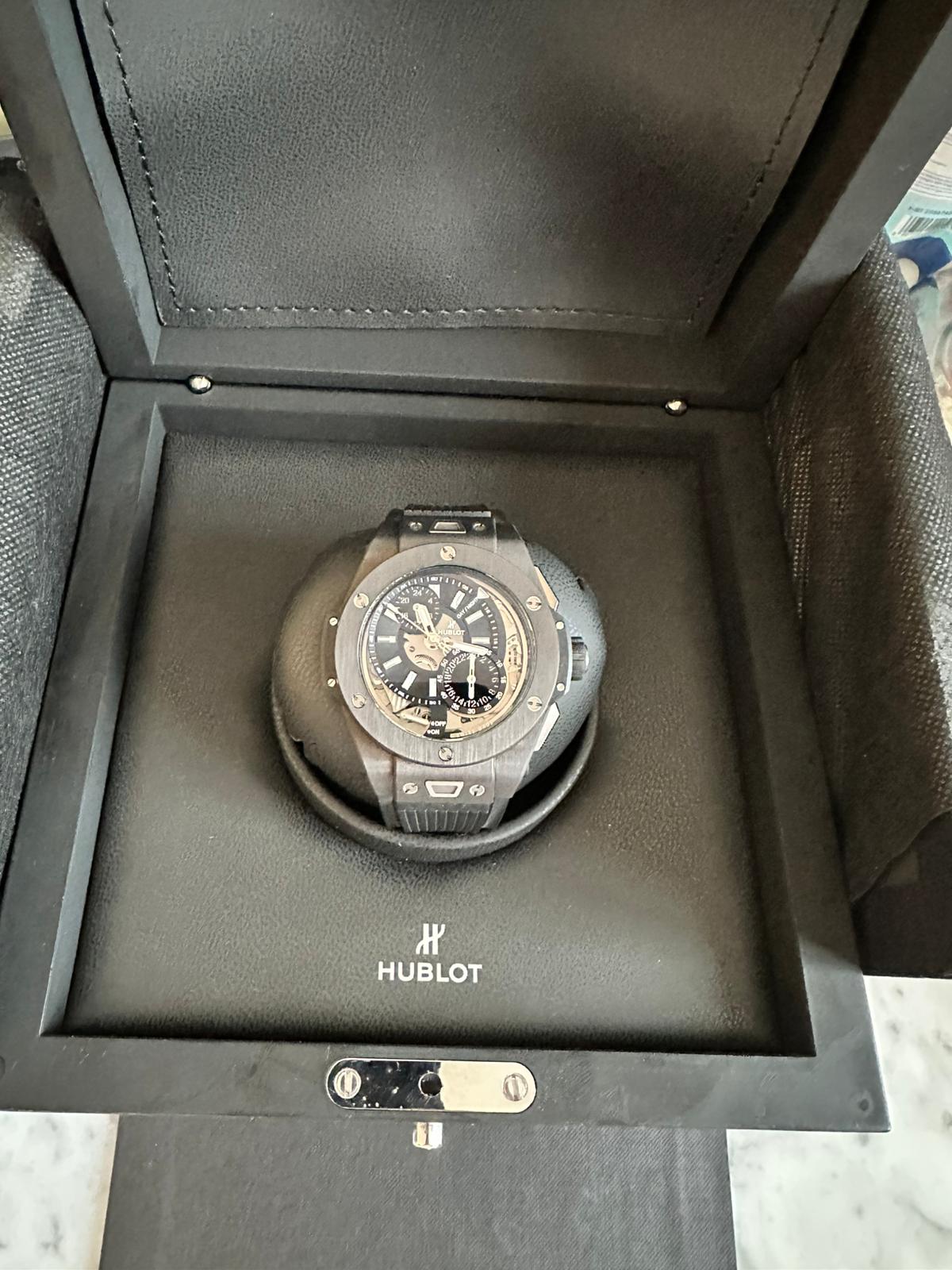 BIG BANG 45MM ALARM REPEATER GMT CARBON LIMITED EDITION (2020)