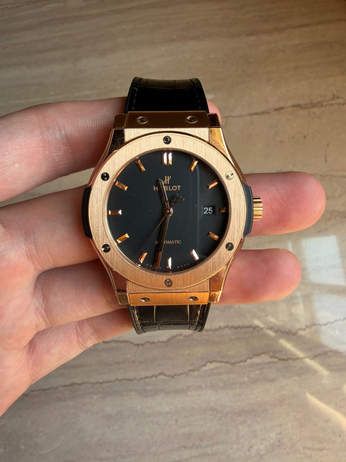 CLASSIC FUSION 42MM ROSEGOLD BLACK DIAL (2022)