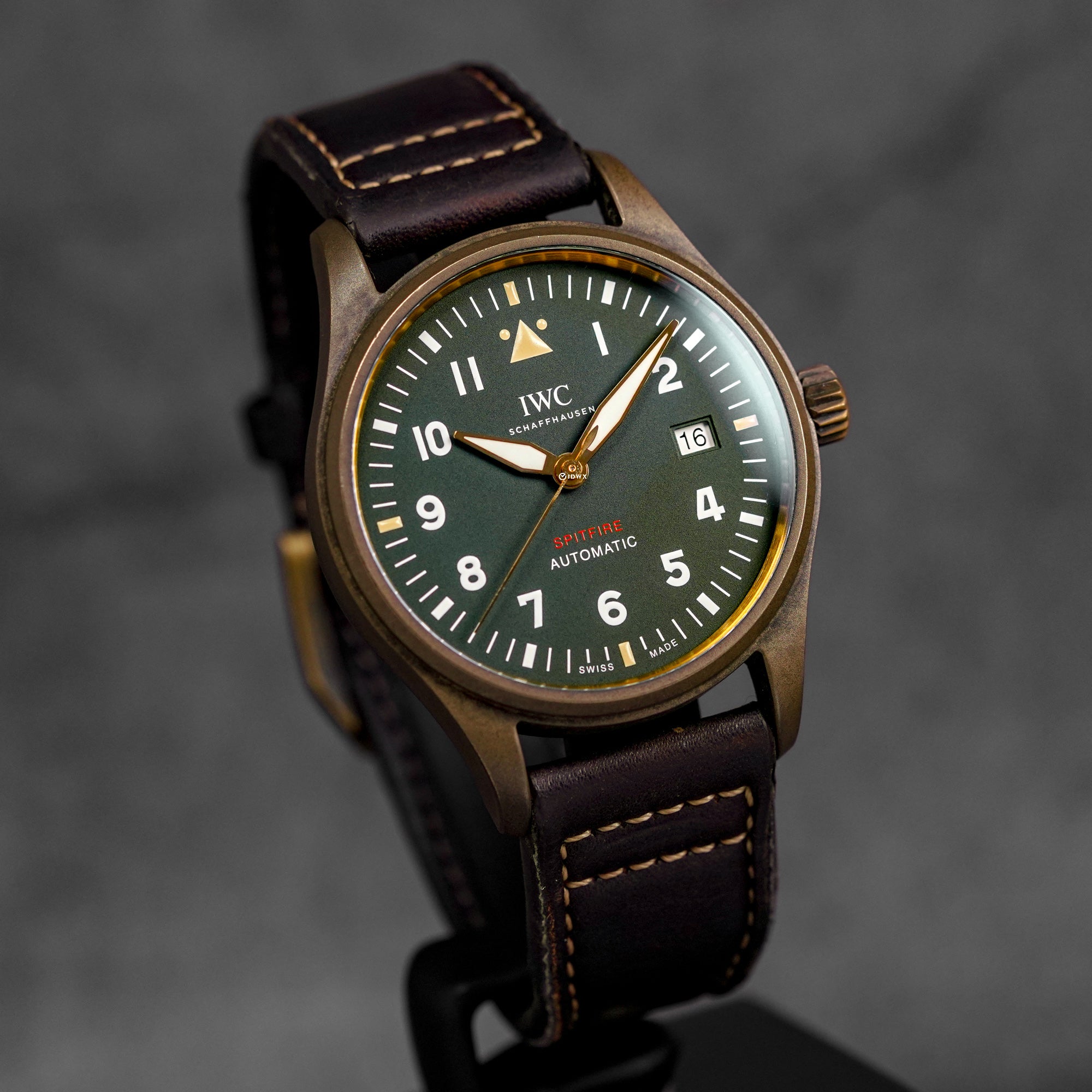 harga iwc pilot spitfire bronze green