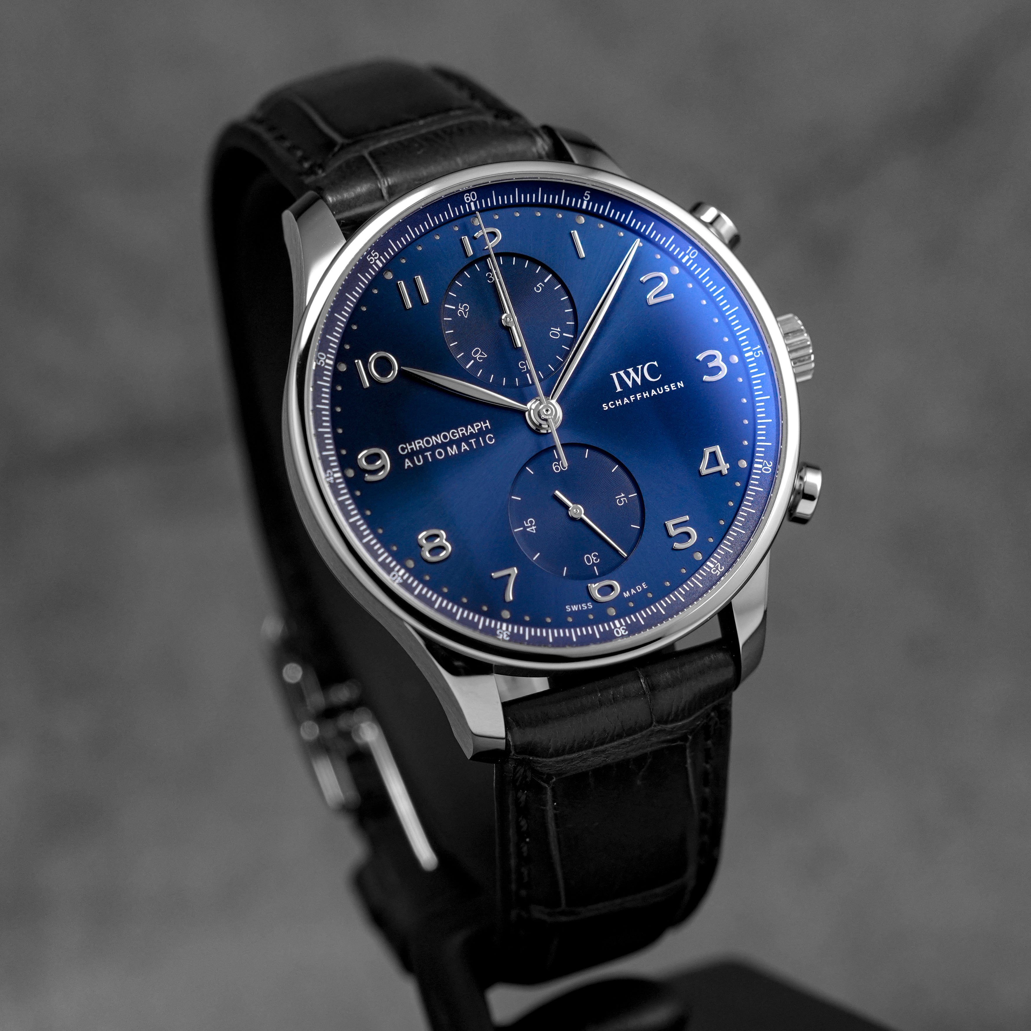 harga iwc portugieser chrono 41 blue