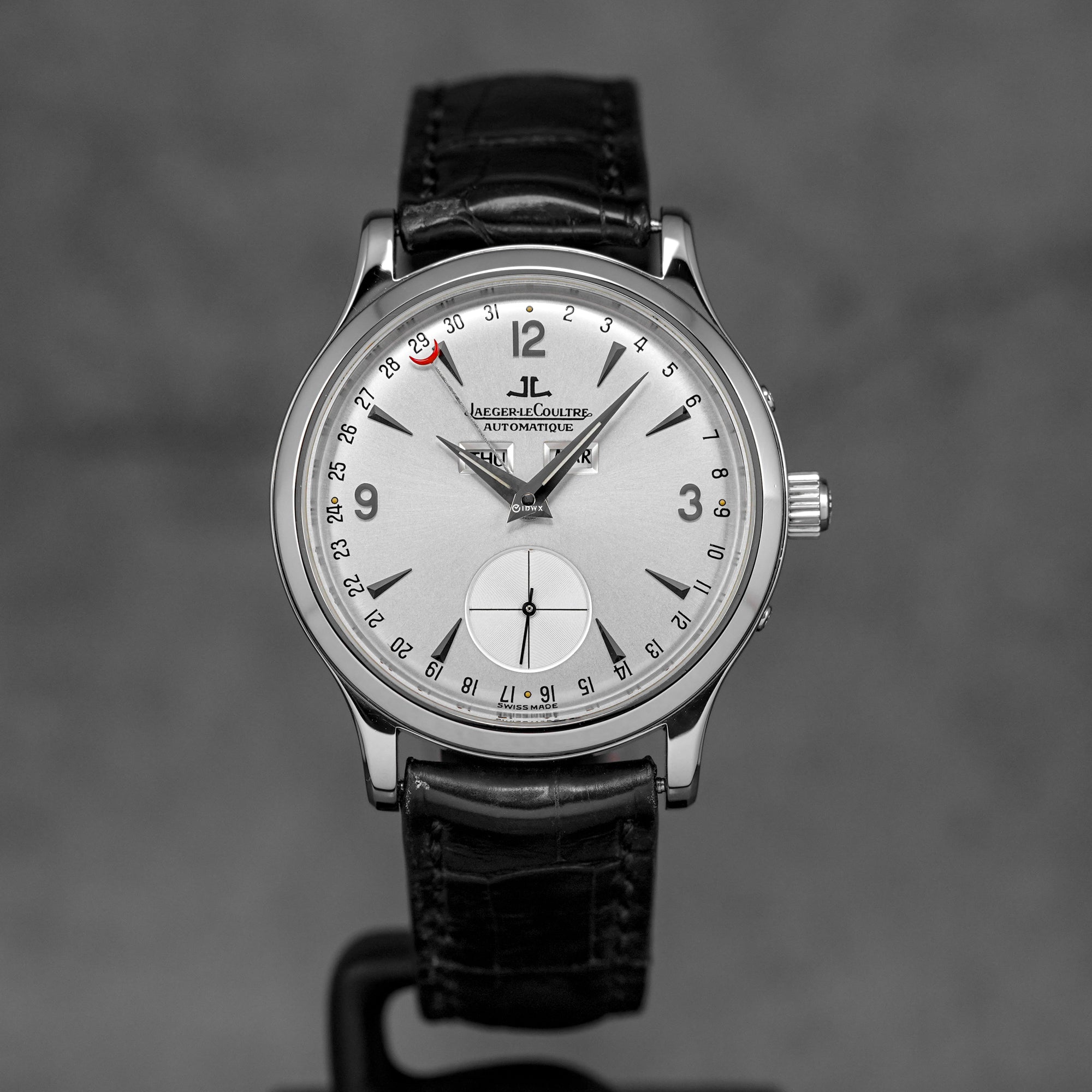 harga jlc master calendar silver