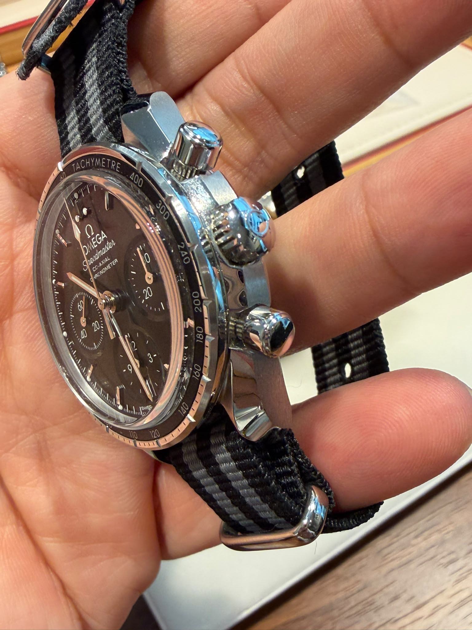 SPEEDMASTER 38MM CHRONOGRAPH BLACK DIAL (2023)