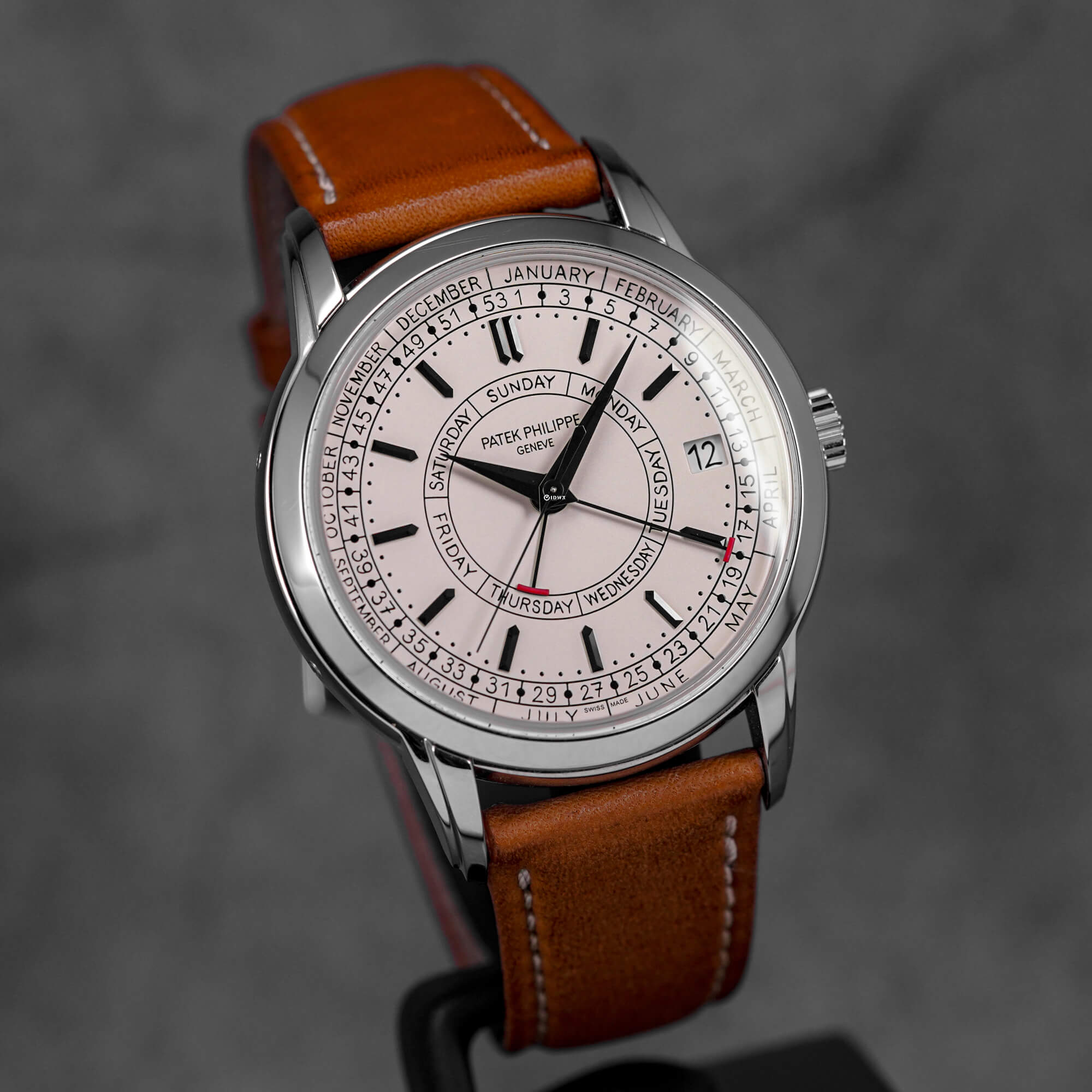 COMPLICATIONS CALATRAVA 5212A WEEKLY CALENDER SILVER DIAL (2023)