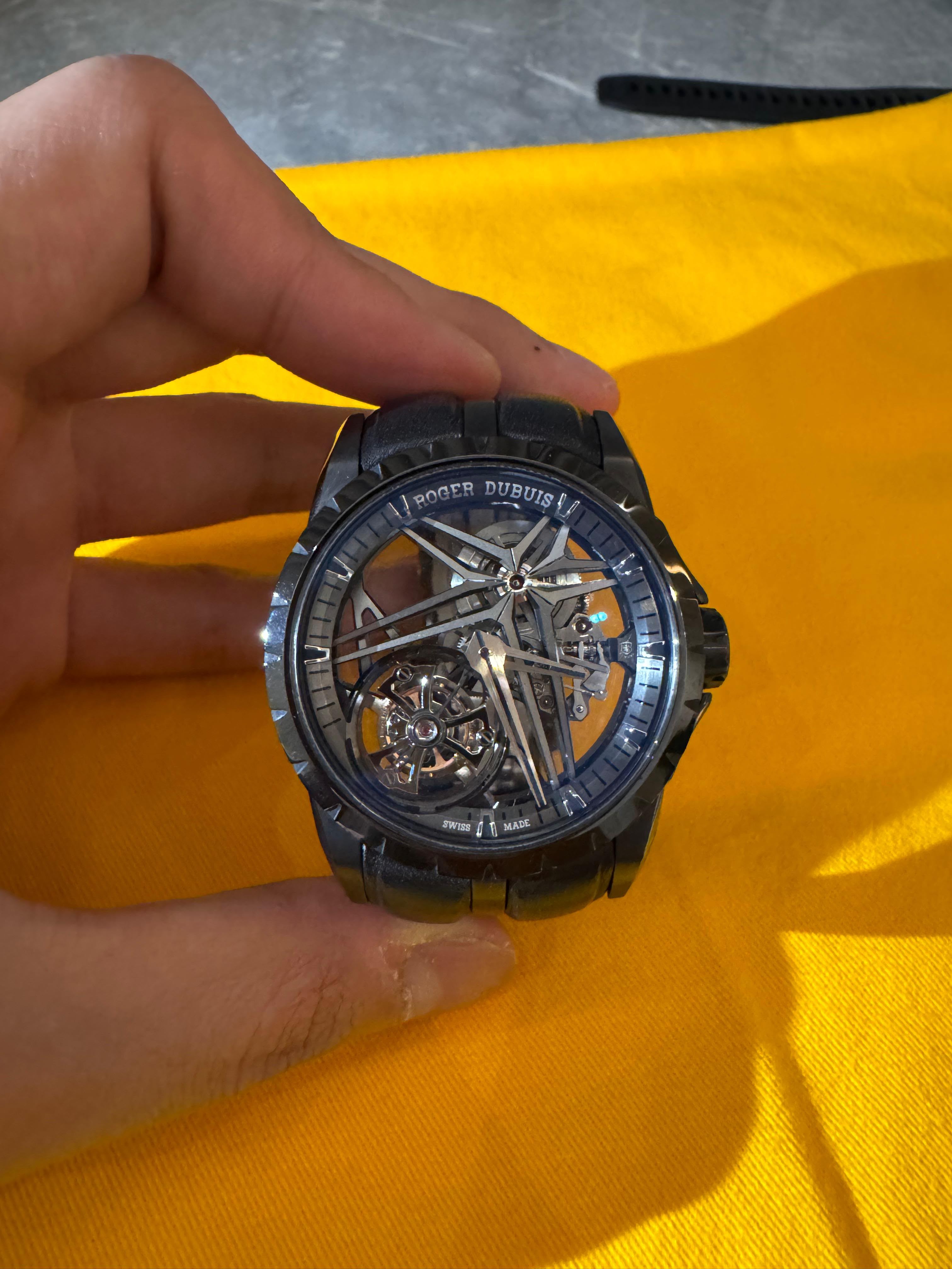 EXCALIBUR MONOTOURBILLON 42MM DLC TITANIUM DARK GREY LIMITED EDITION (UNDATED)