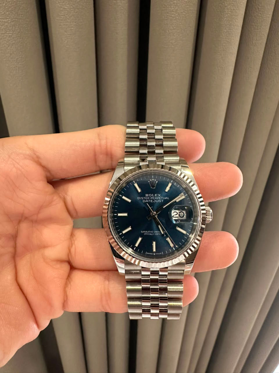 DATEJUST 36MM BLUE DIAL (2026)