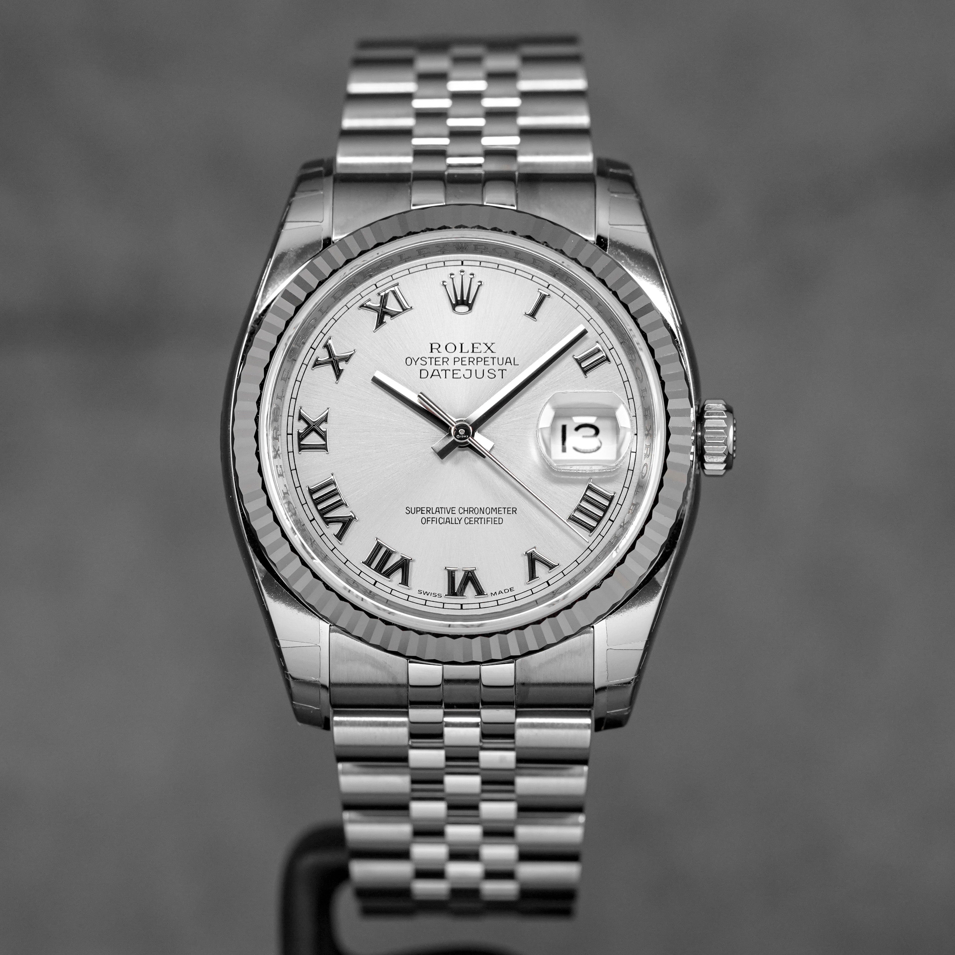 harga rolex datejust 36 silver roman indonesia