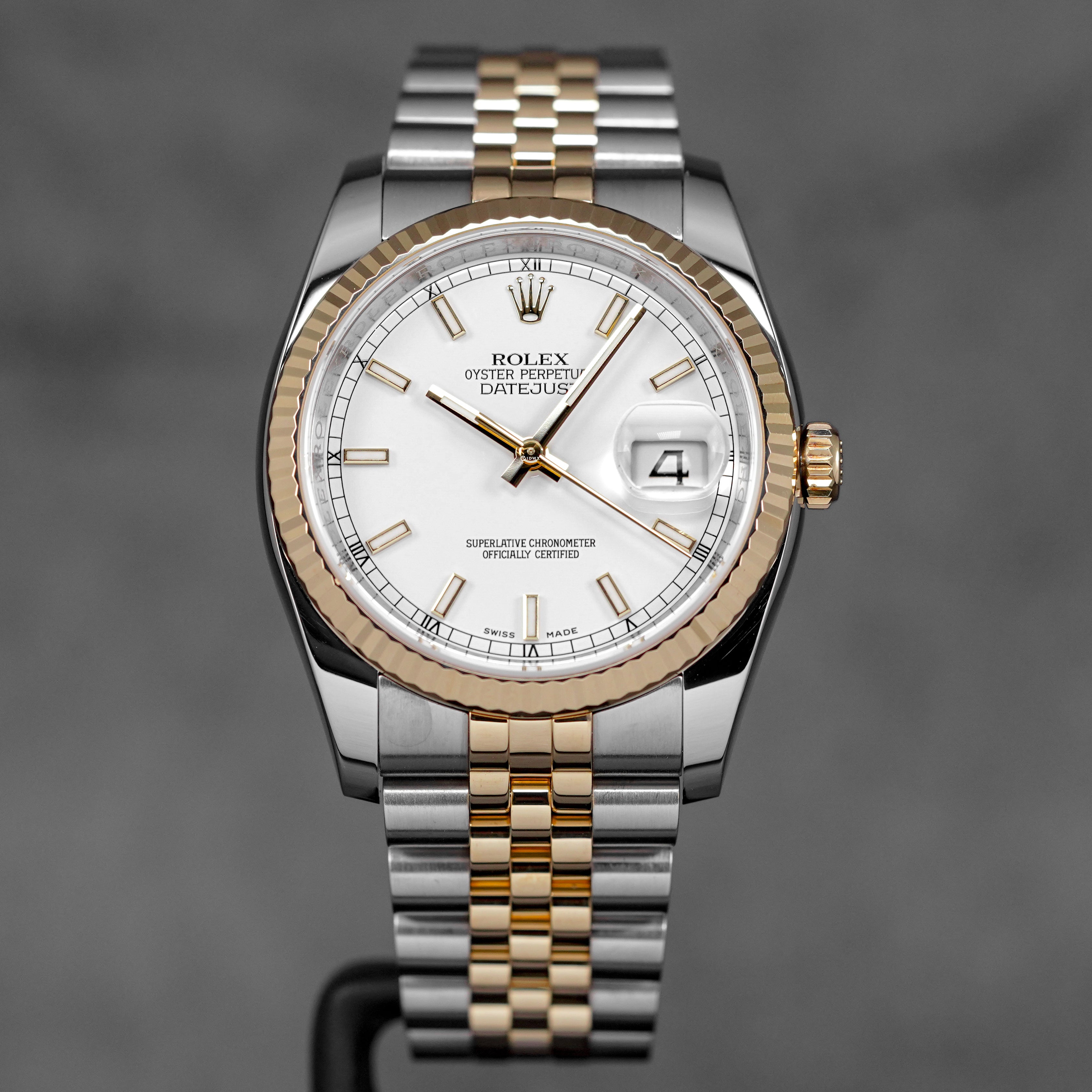 harga rolex datejust 36 twotone yellowgold white indonesia