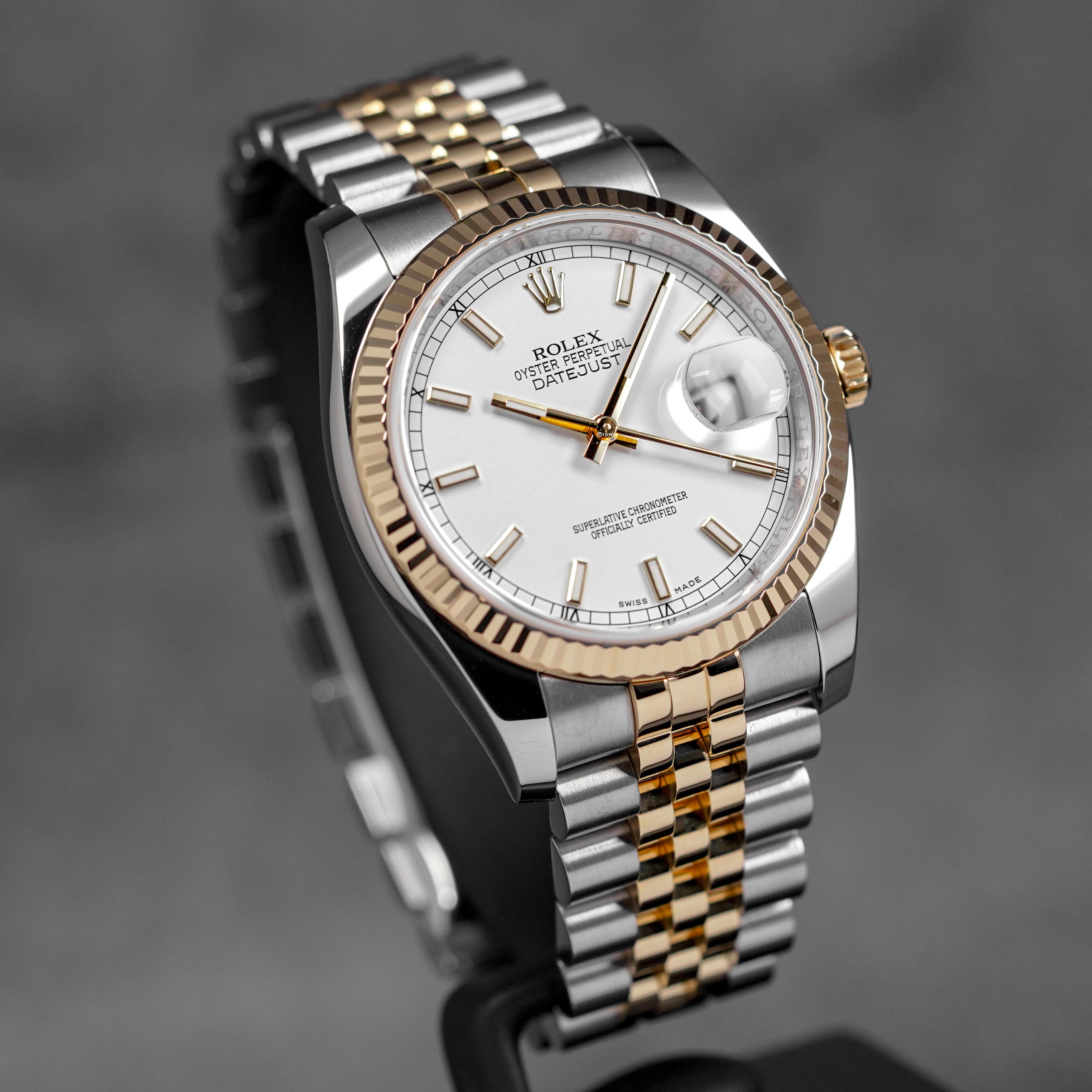 harga rolex datejust 36 twotone yellowgold white indonesia