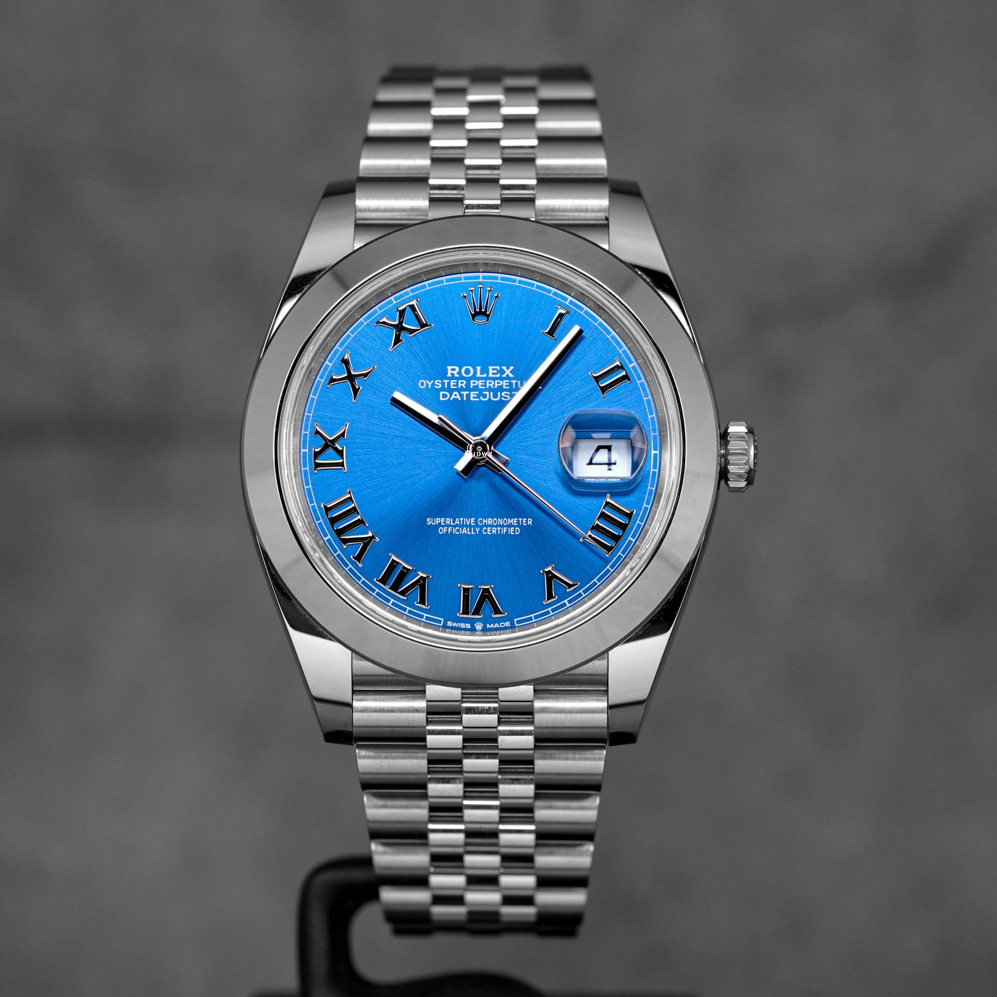 harga rolex datejust 41 blue azzurro indonesia