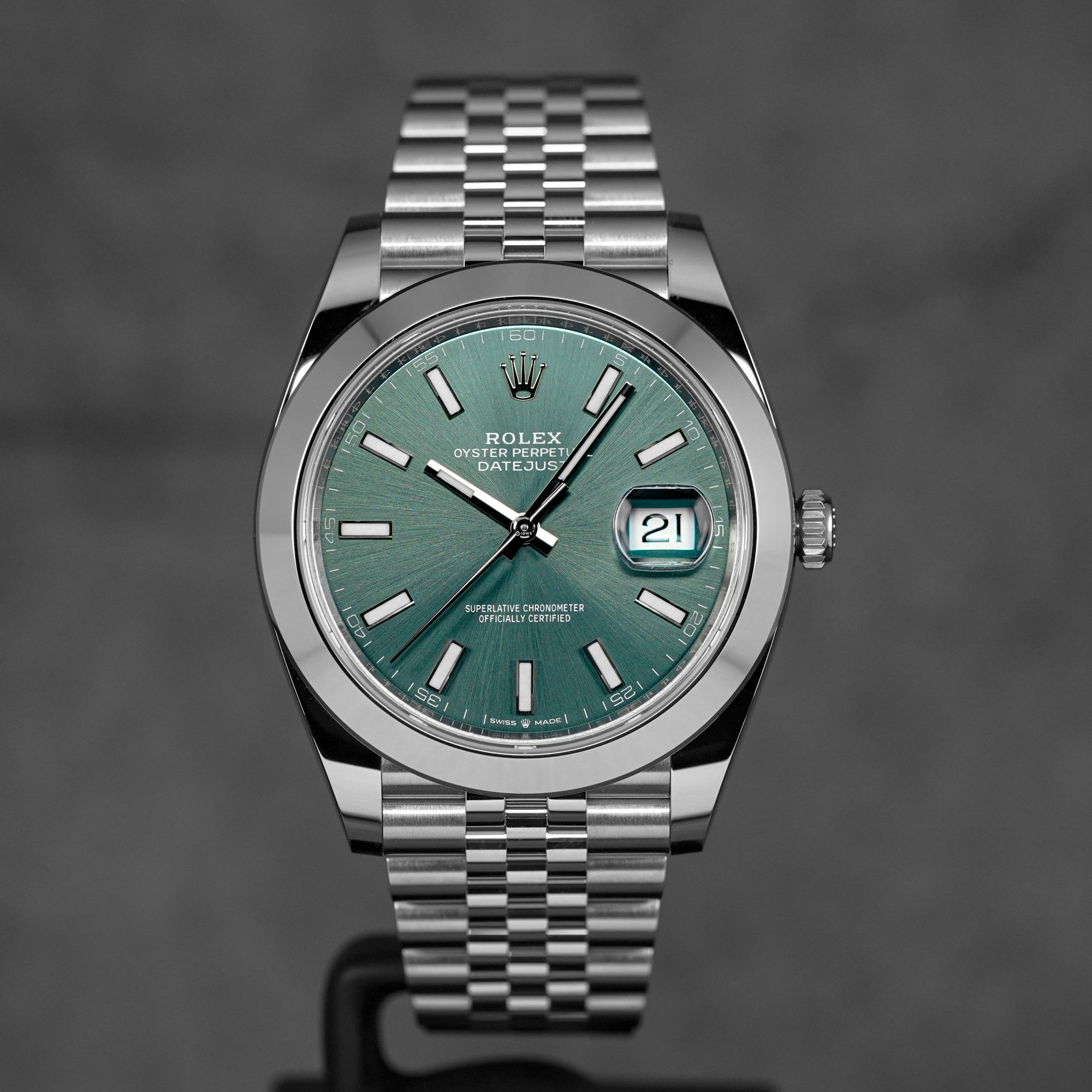 DATEJUST 41MM MINT GREEN DIAL (2026)