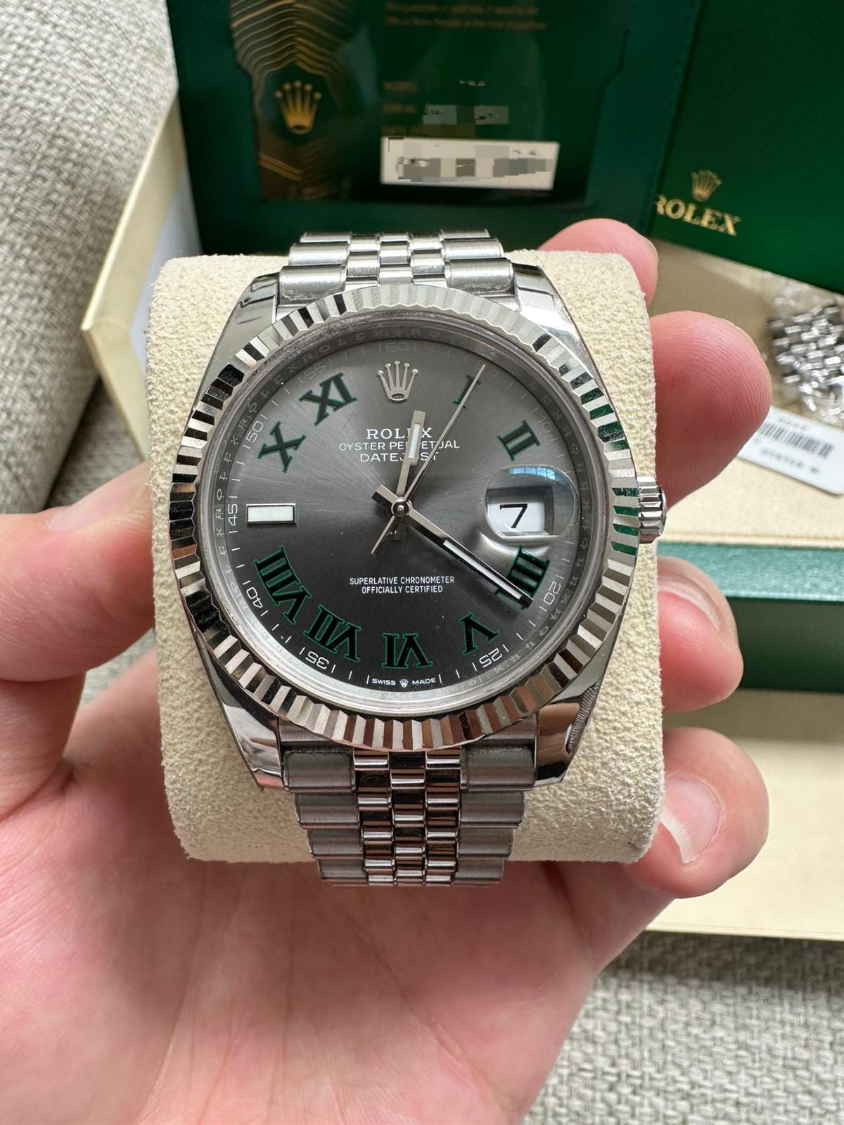 DATEJUST 41MM WIMBLEDON DIAL (2024)