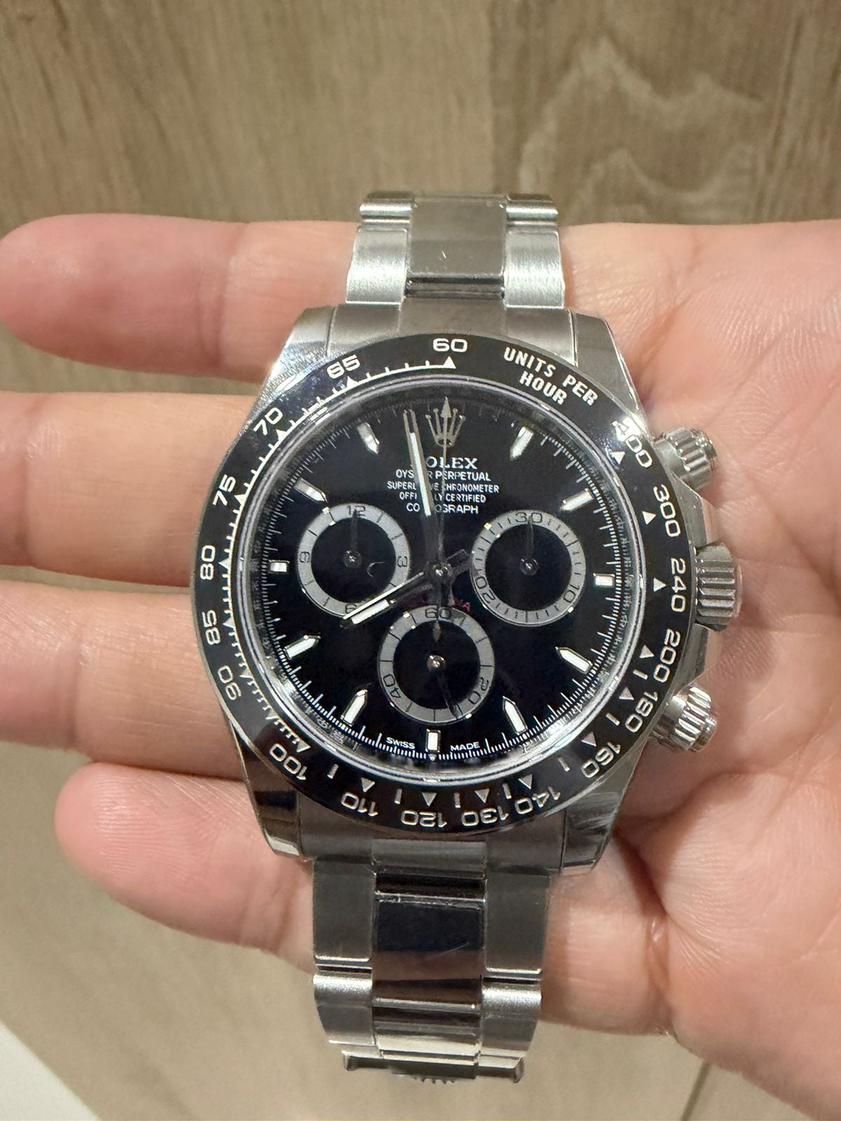 DAYTONA BLACK DIAL CERAMIC RING BEZEL (2024)