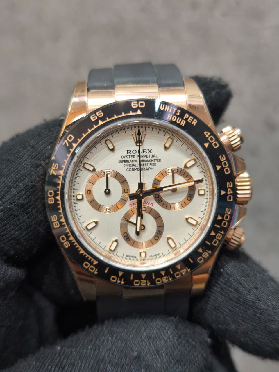 harga rolex daytona oysterflex rosegold ivory