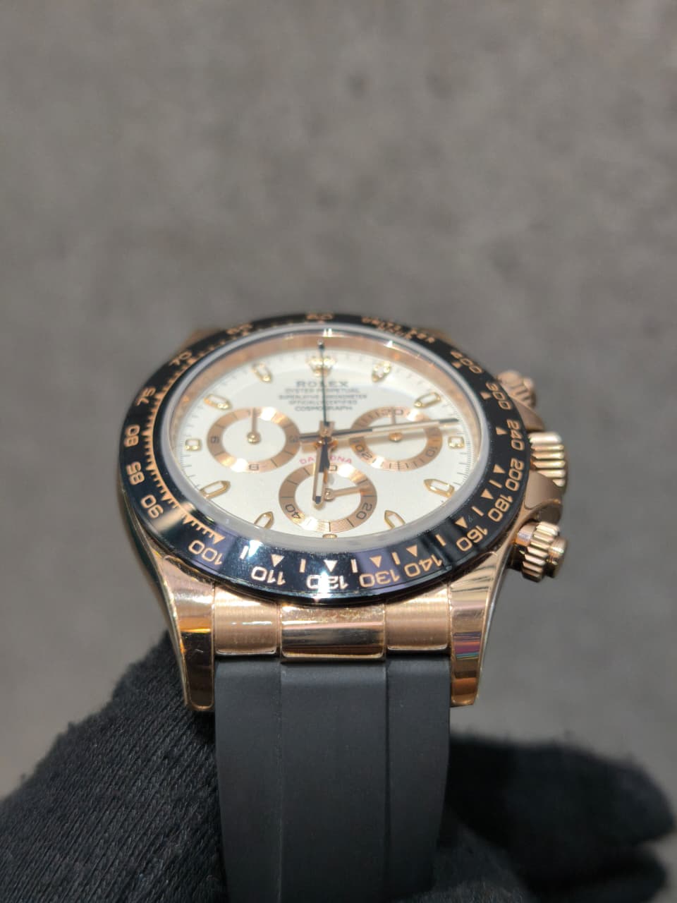 harga rolex daytona oysterflex rosegold ivory