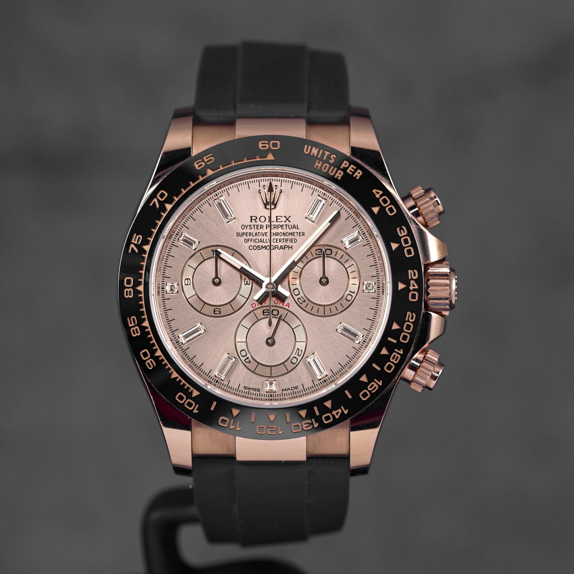 DAYTONA OYSTERFLEX ROSEGOLD PINK SUNDUST DIAMOND DIAL (2019)