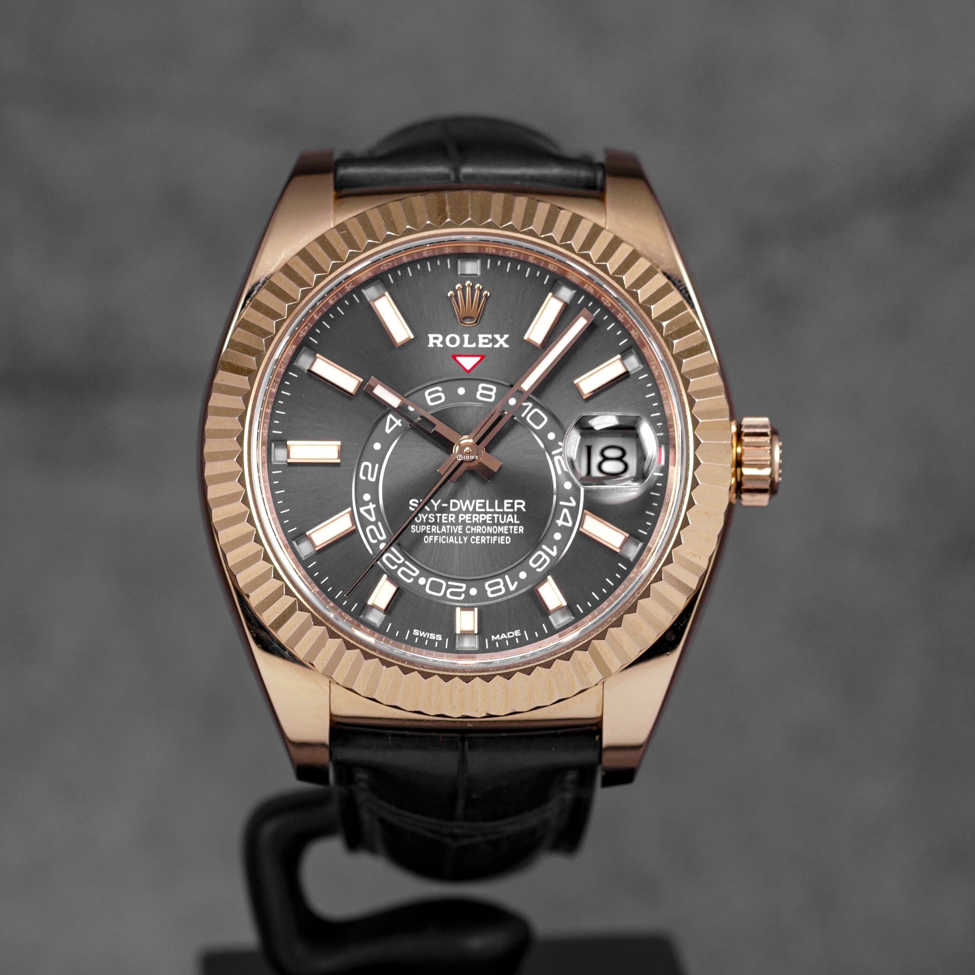 harga rolex sky dweller rosegold rhodium indonesia